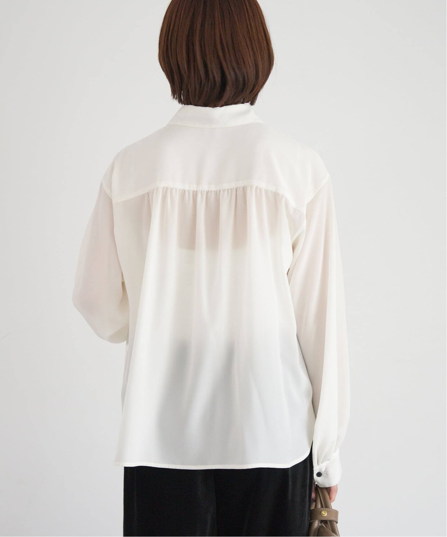 ミニラウンドカラーブラウス（シャツ／ブラウス）｜IENA（イエナ）の