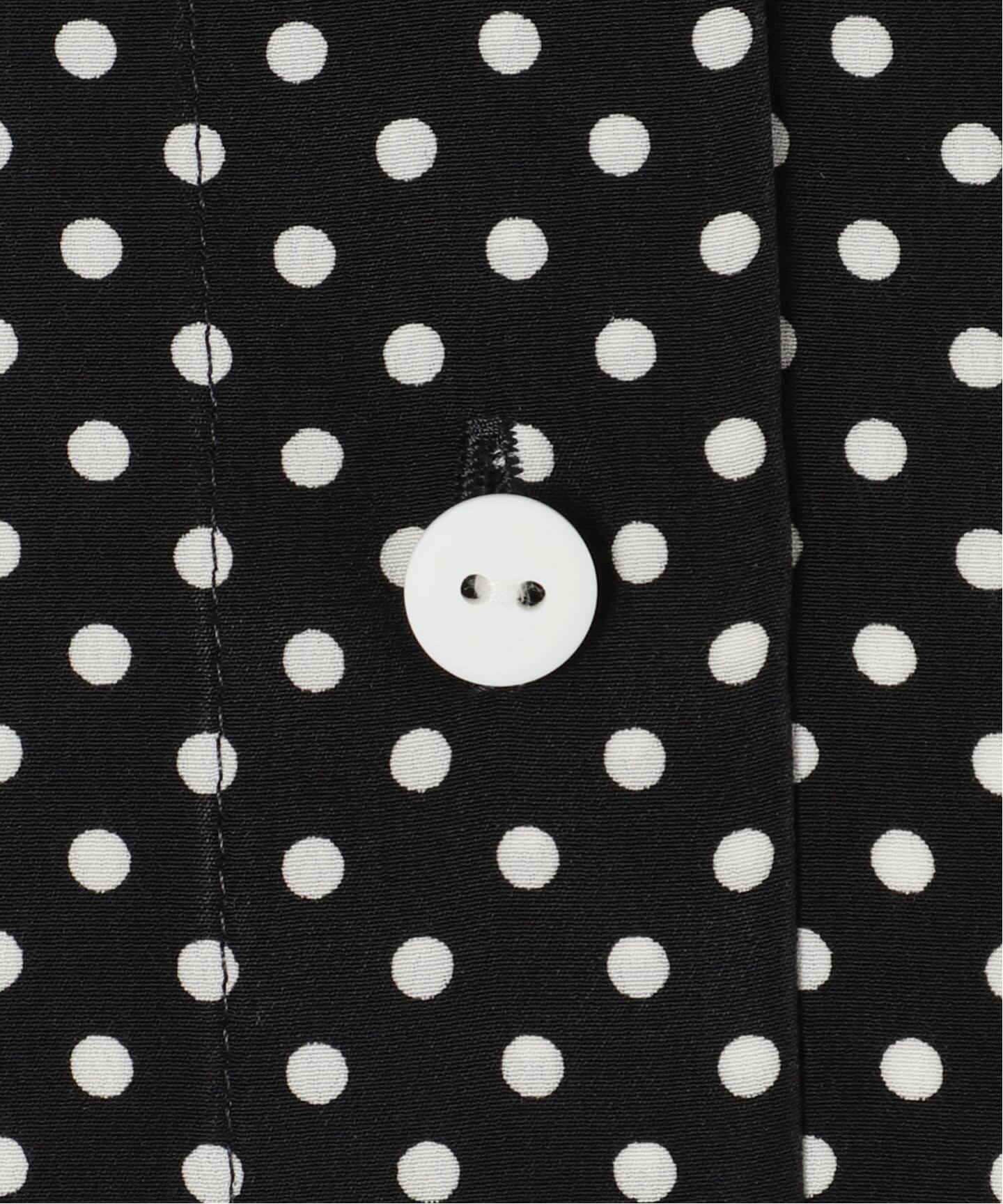 yori ヨリ ラウンドカラードレスブラウス ブラック 黒36 予約》ミニ