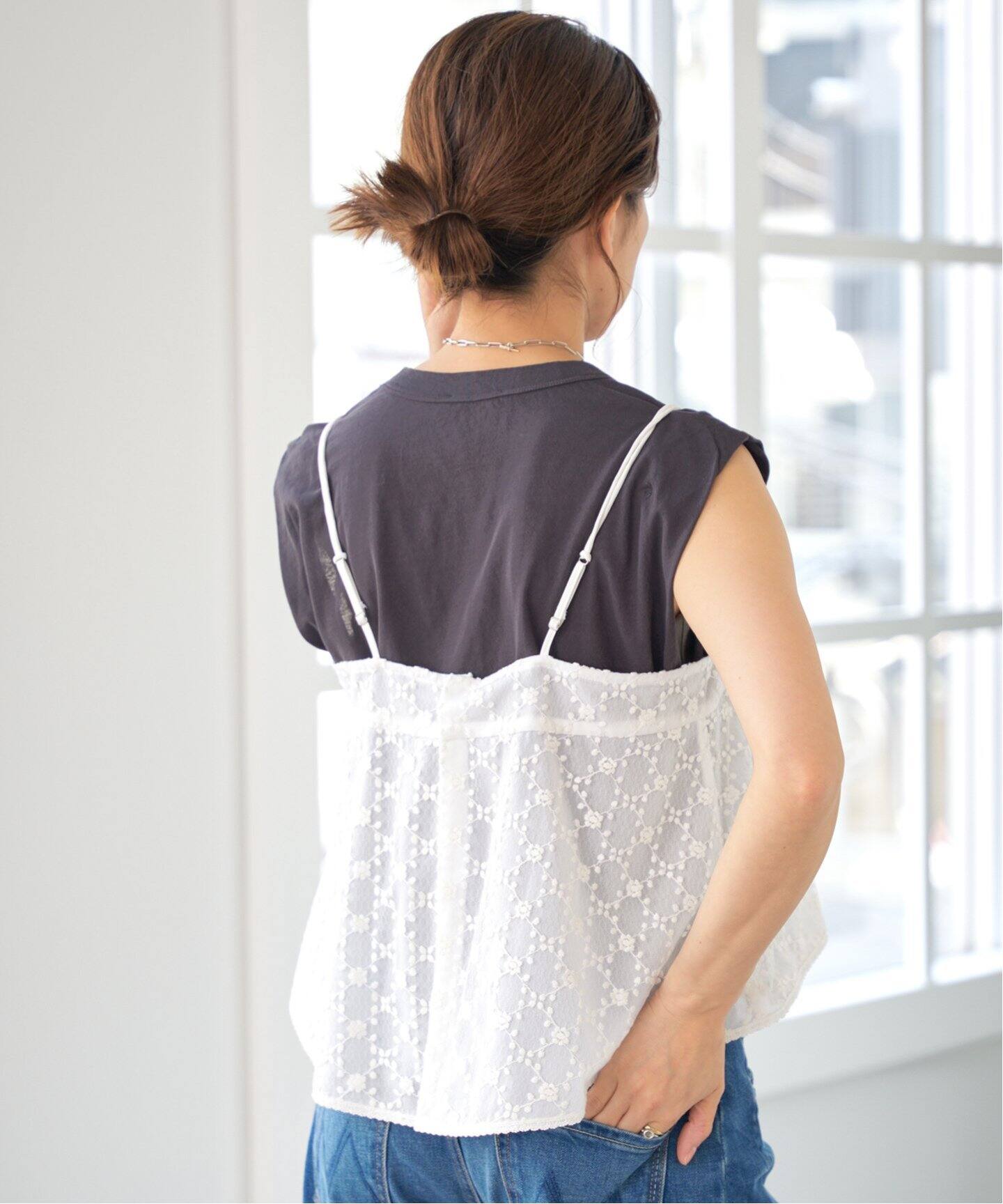 一部店舗・WEB限定》レースキャミソール（キャミソール）｜IENA  