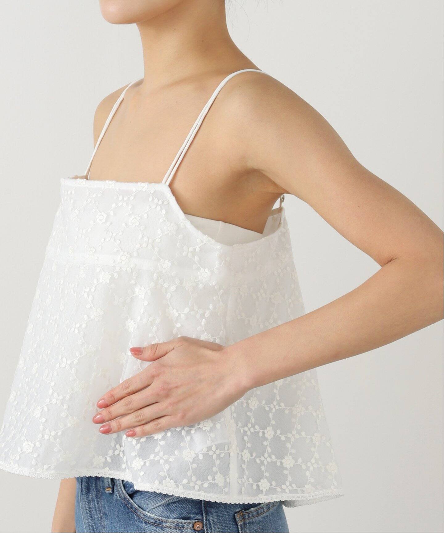 一部店舗・WEB限定》レースキャミソール（キャミソール）｜IENA  