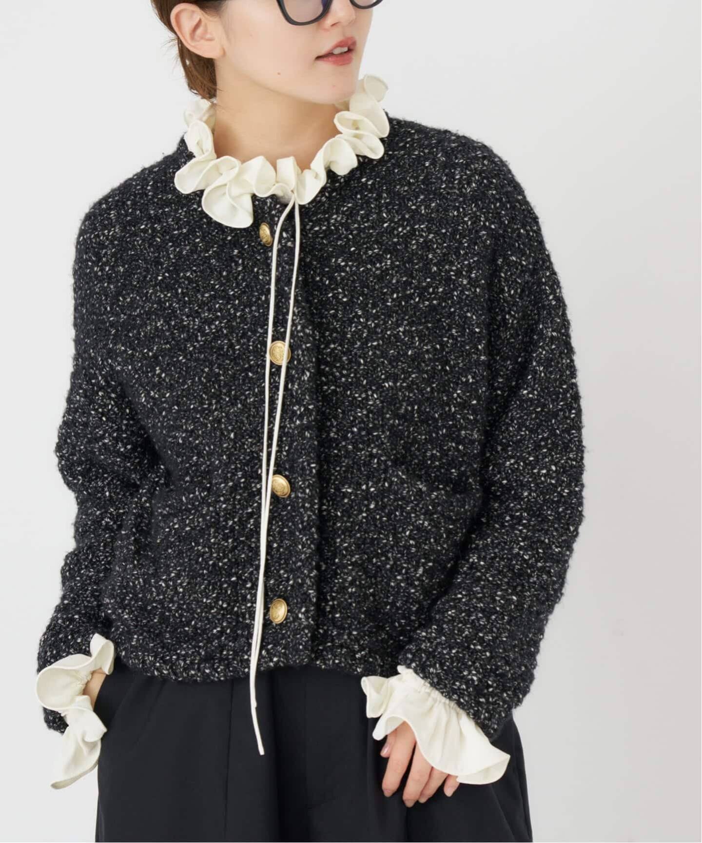 襟フリルブラウス（シャツ／ブラウス）｜IENA（イエナ）の通販