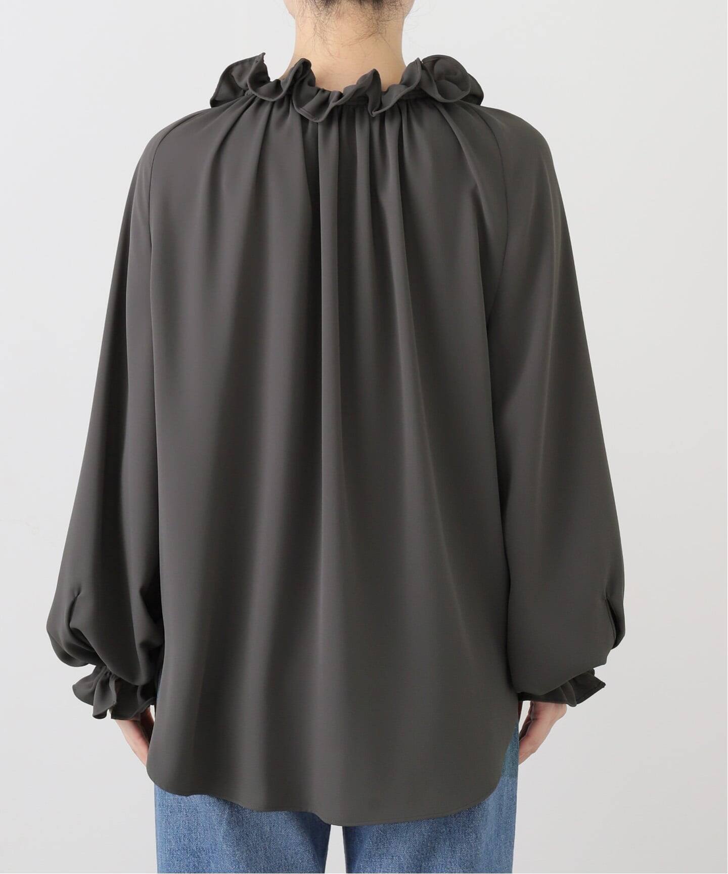 襟フリルブラウス（シャツ／ブラウス）｜IENA（イエナ）の通販