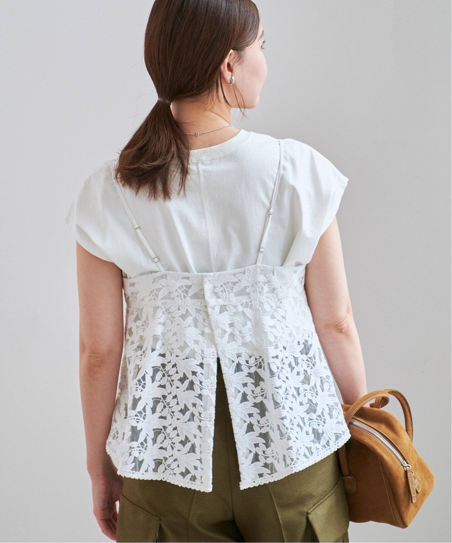 WEB限定/追加予約》レースショートキャミソール（キャミソール）｜IENA  