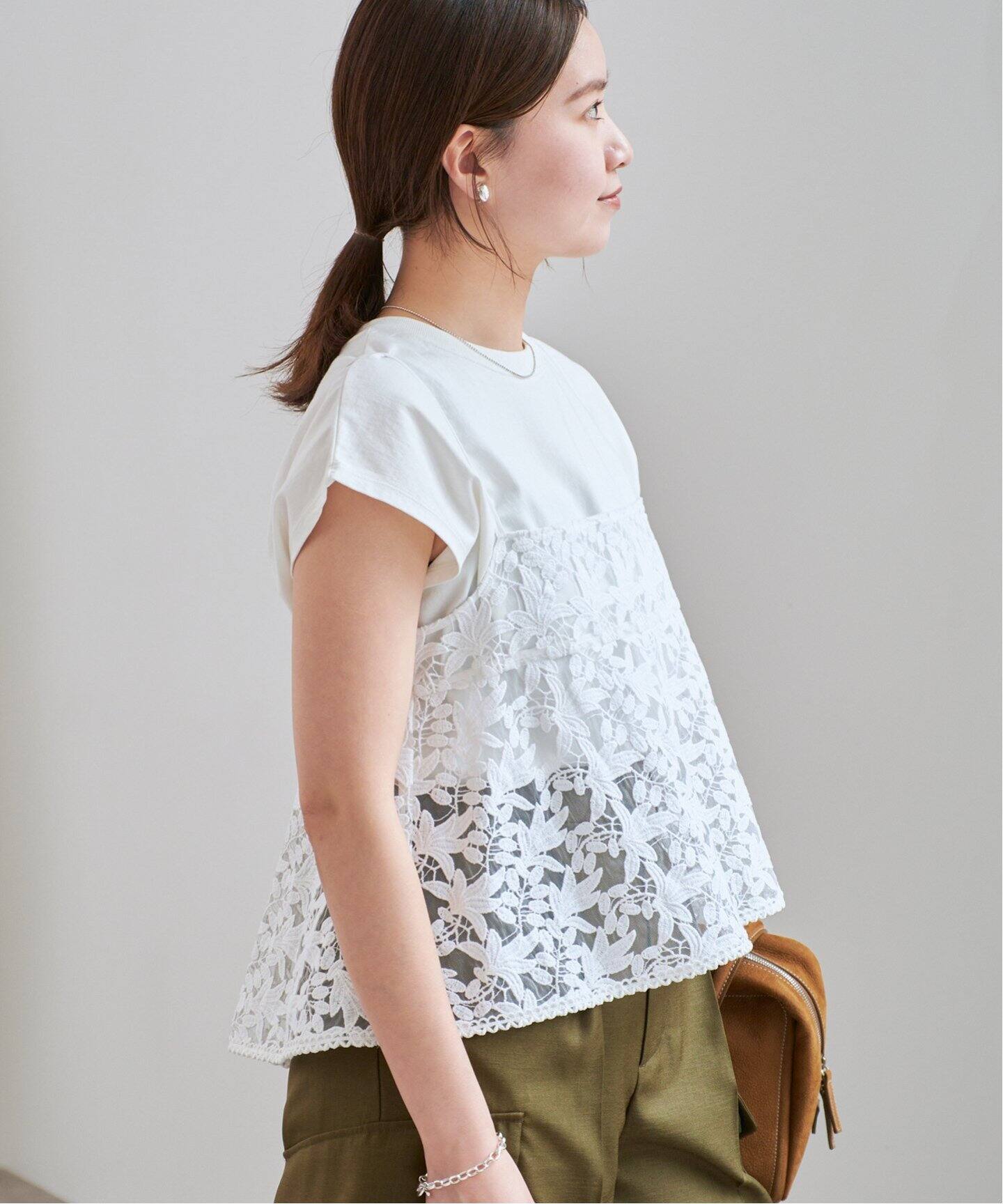 WEB限定/追加予約》レースショートキャミソール（キャミソール）｜IENA  