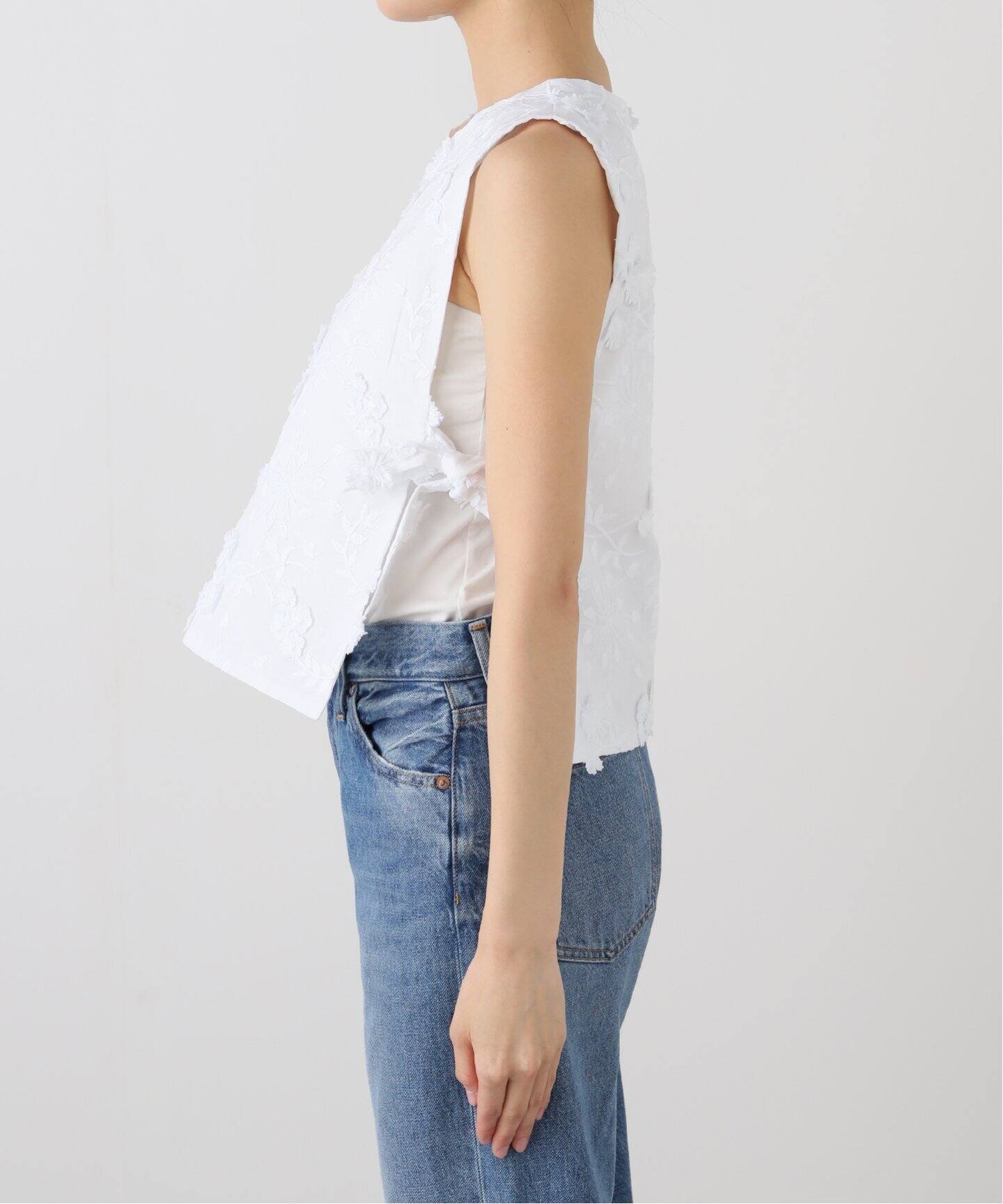 MAISON GUILLEMETTE/メゾンギヨメット EMBROIDERE FLOWERS BL