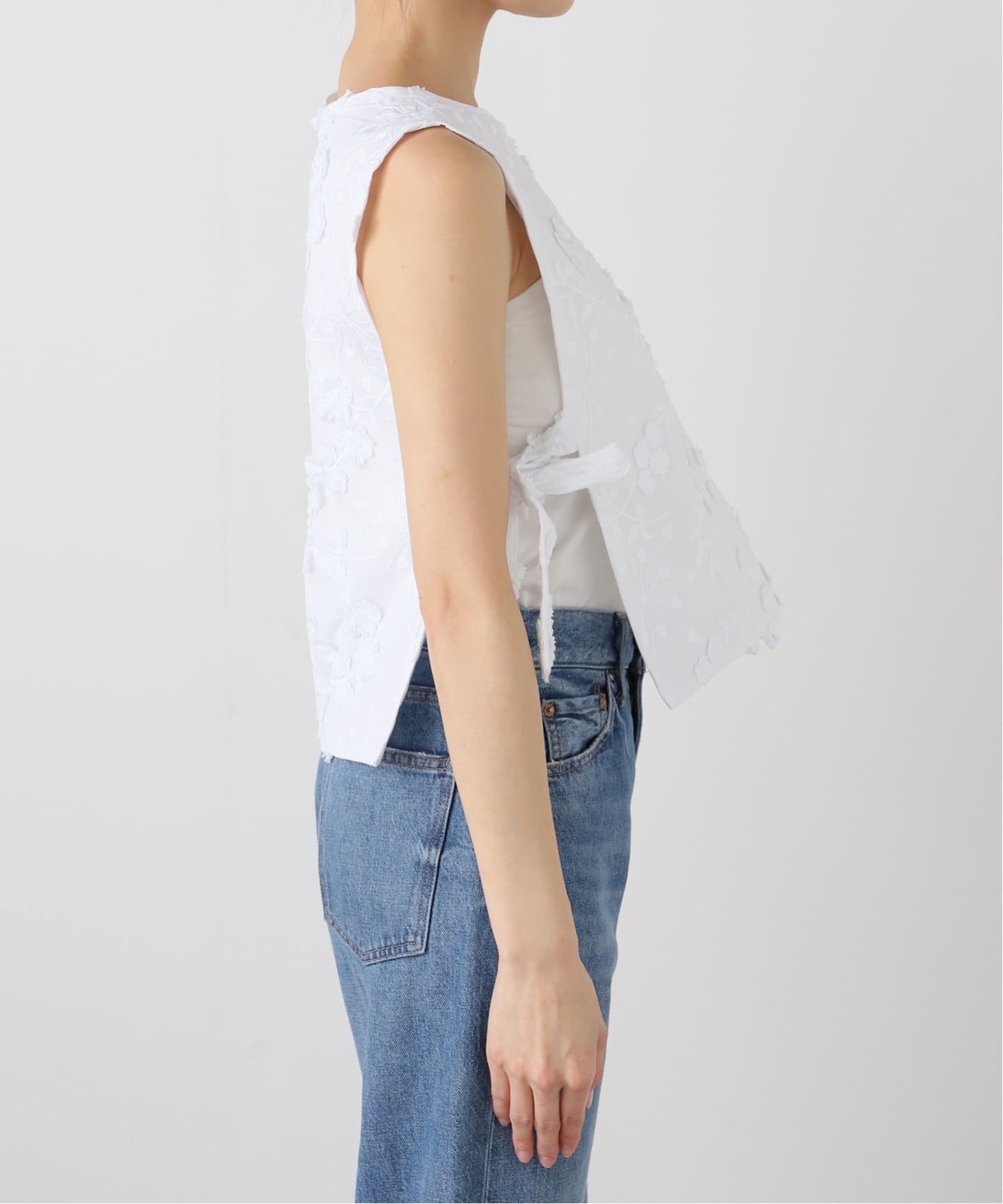 MAISON GUILLEMETTE/メゾンギヨメット EMBROIDERE FLOWERS BL