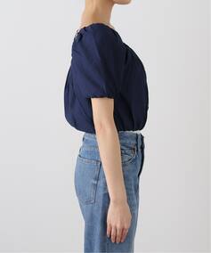 MAISON GUILLEMETTE/メゾンギヨメット CROP BL ブラウス LEACROP 