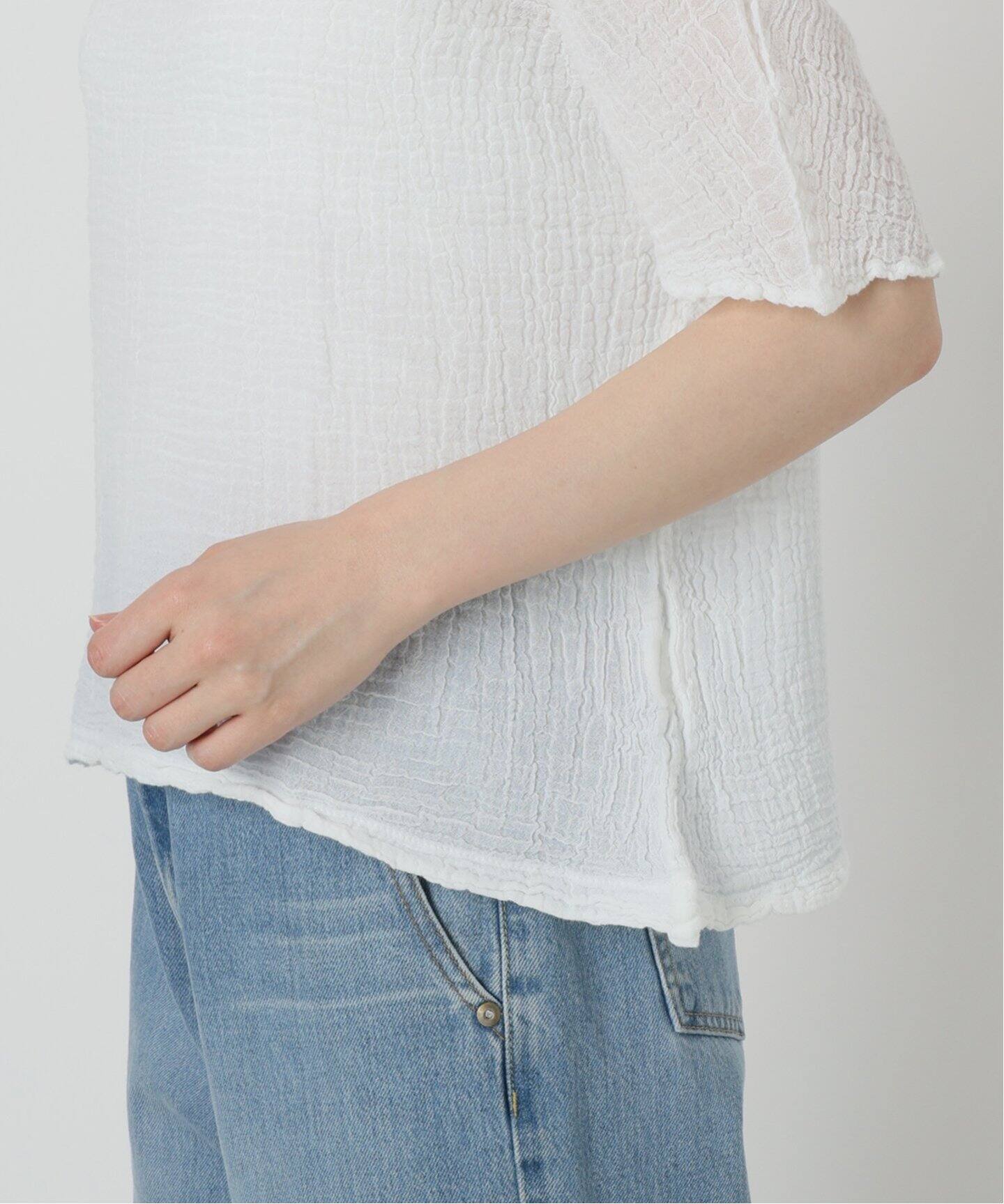 LES ATELIERS FRANCAIS DE CONFECTION ハーフスリーブトップス（シャツ