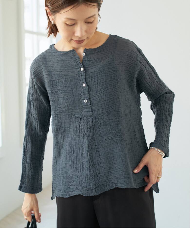 LES ATELIERS FRANCAIS DE CONFECTION ヘンリーネックトップス（シャツ 