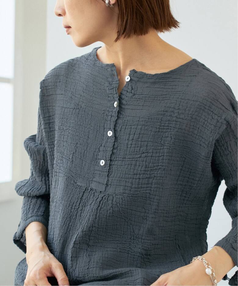 LES ATELIERS FRANCAIS DE CONFECTION ヘンリーネックトップス（シャツ 