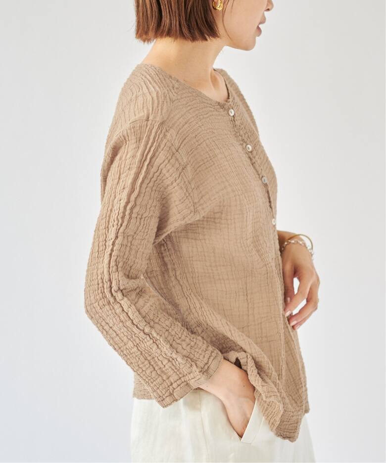 LES ATELIERS FRANCAIS DE CONFECTION ヘンリーネックトップス（シャツ 
