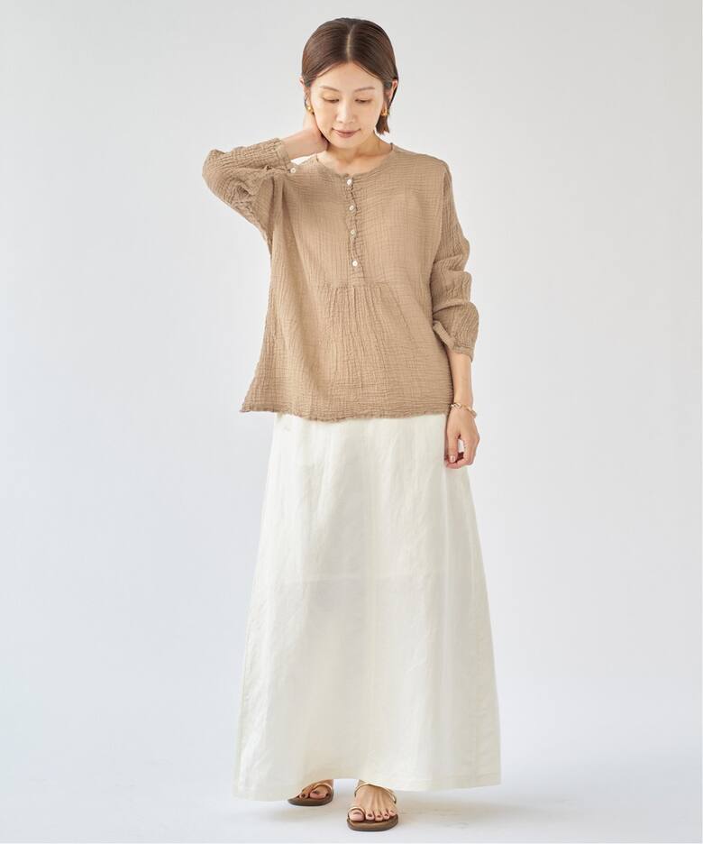 LES ATELIERS FRANCAIS DE CONFECTION ヘンリーネックトップス（シャツ 