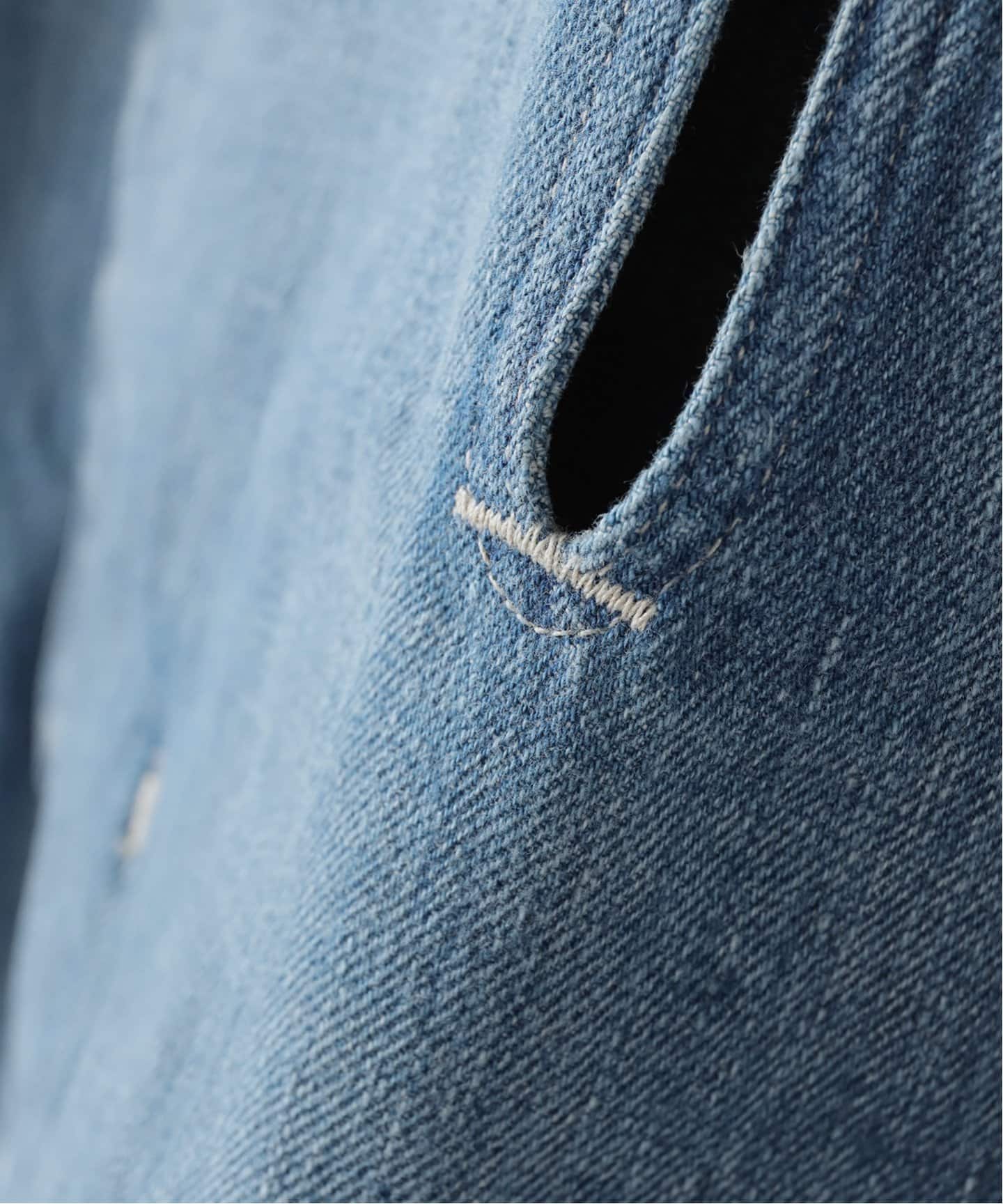 AURALEE/オーラリー SELVEDGE FADED LIGHT DENIM P/O S デニム