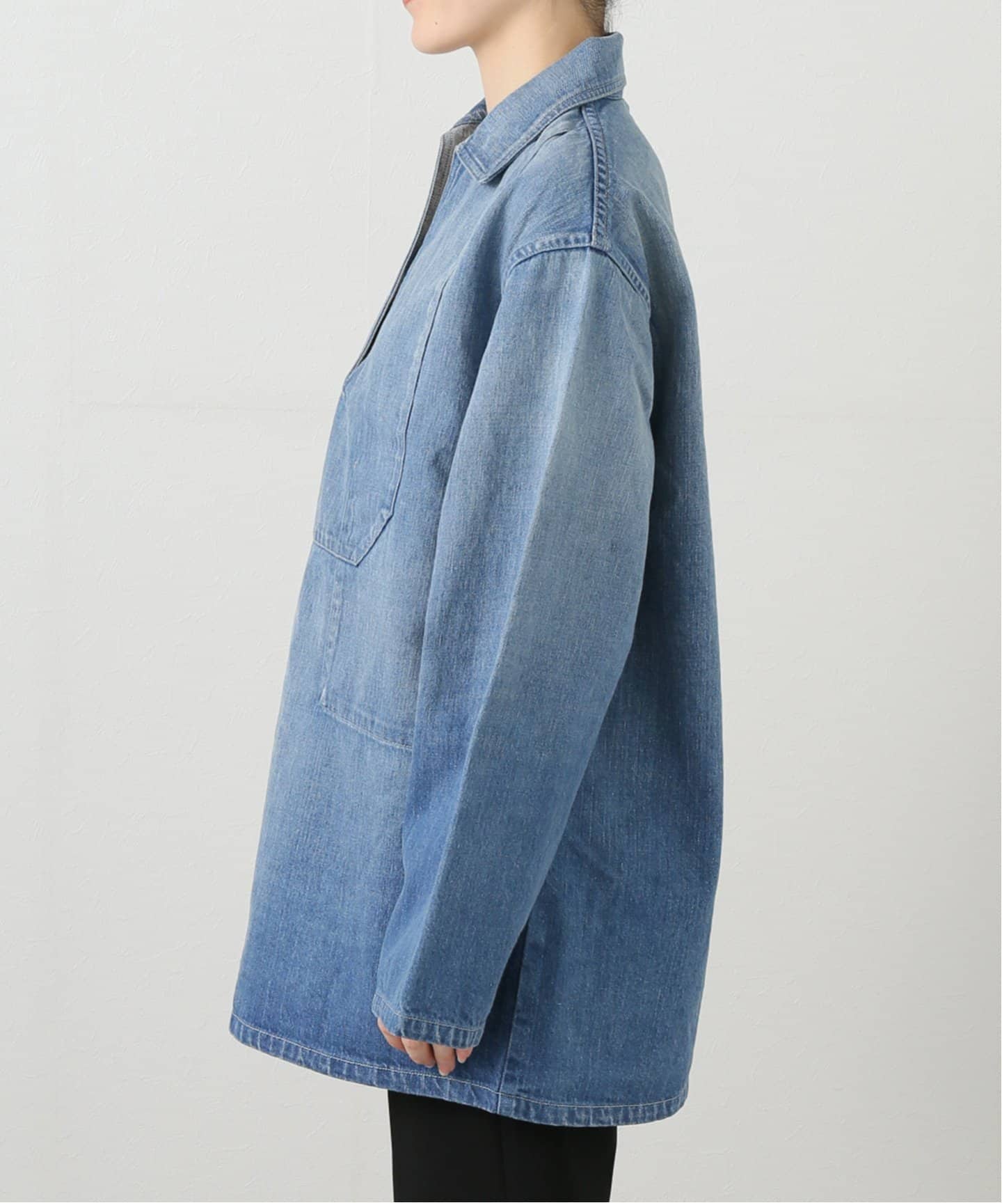 AURALEE/オーラリー SELVEDGE FADED LIGHT DENIM P/O S デニム