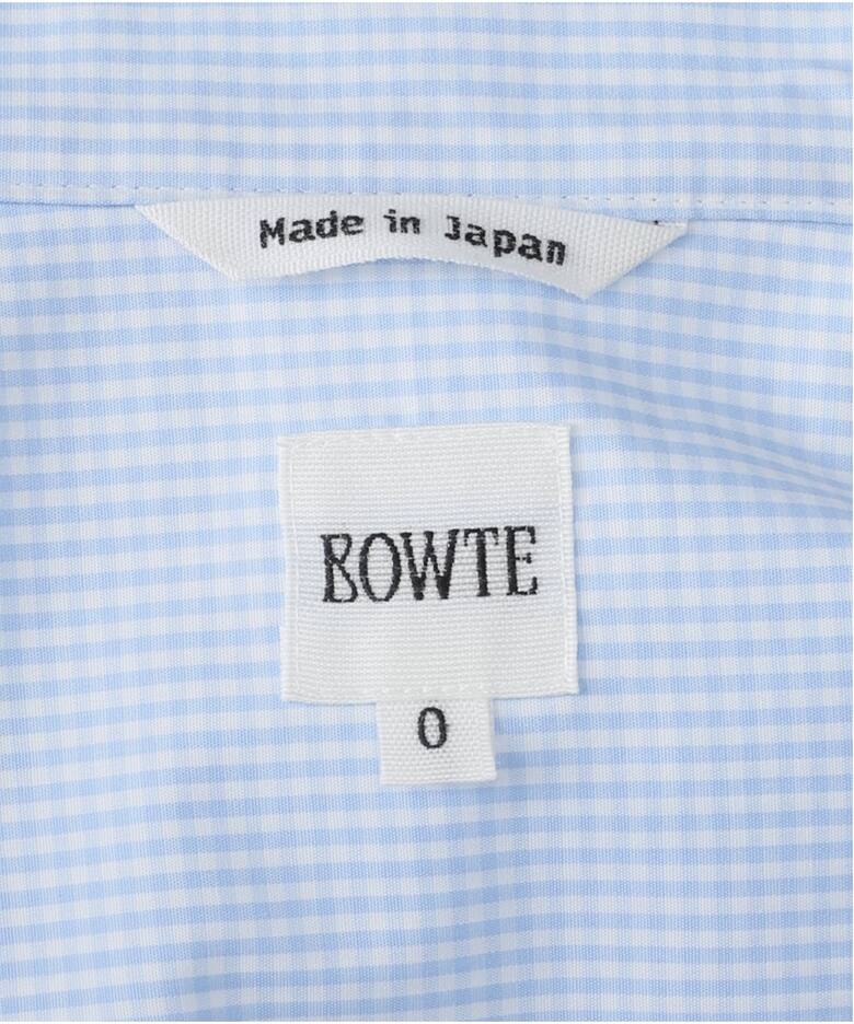 BOWTE/バウト 別注 ギンガムチェック フリルブラウス（シャツ 