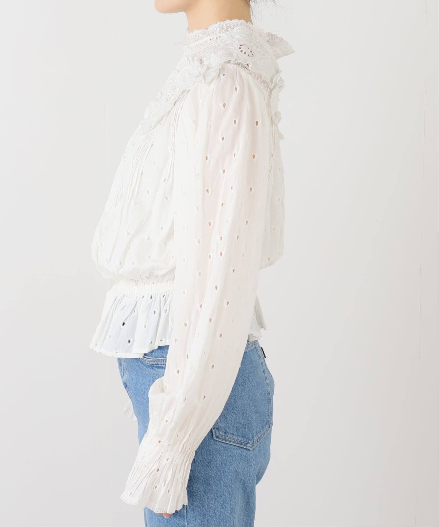 venit/ヴェニット レースブラウス VEG-5533-B（シャツ／ブラウス