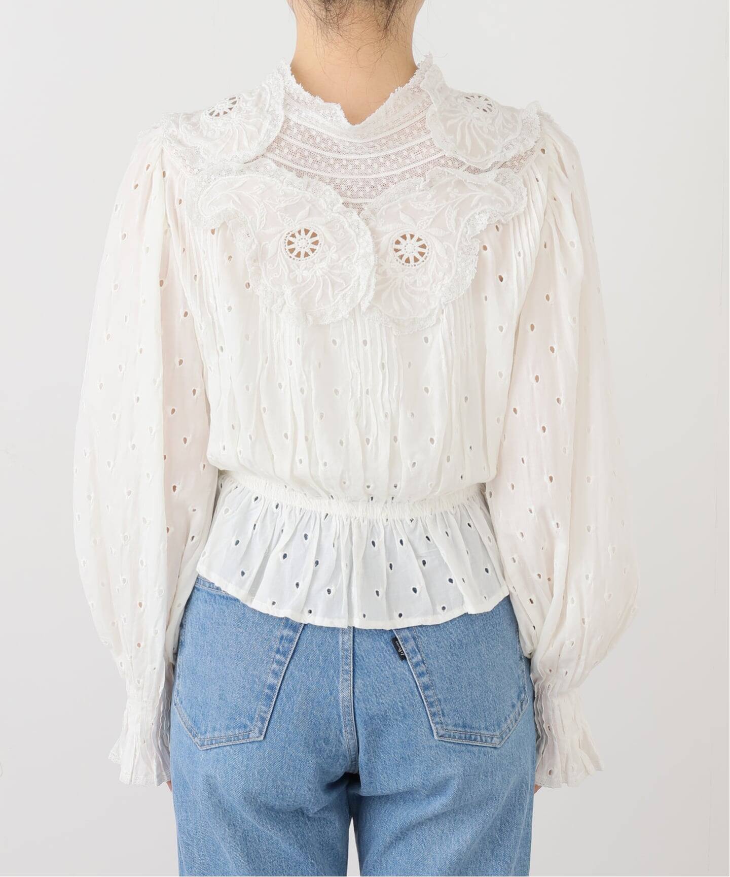 venit/ヴェニット レースブラウス VEG-5533-B（シャツ／ブラウス