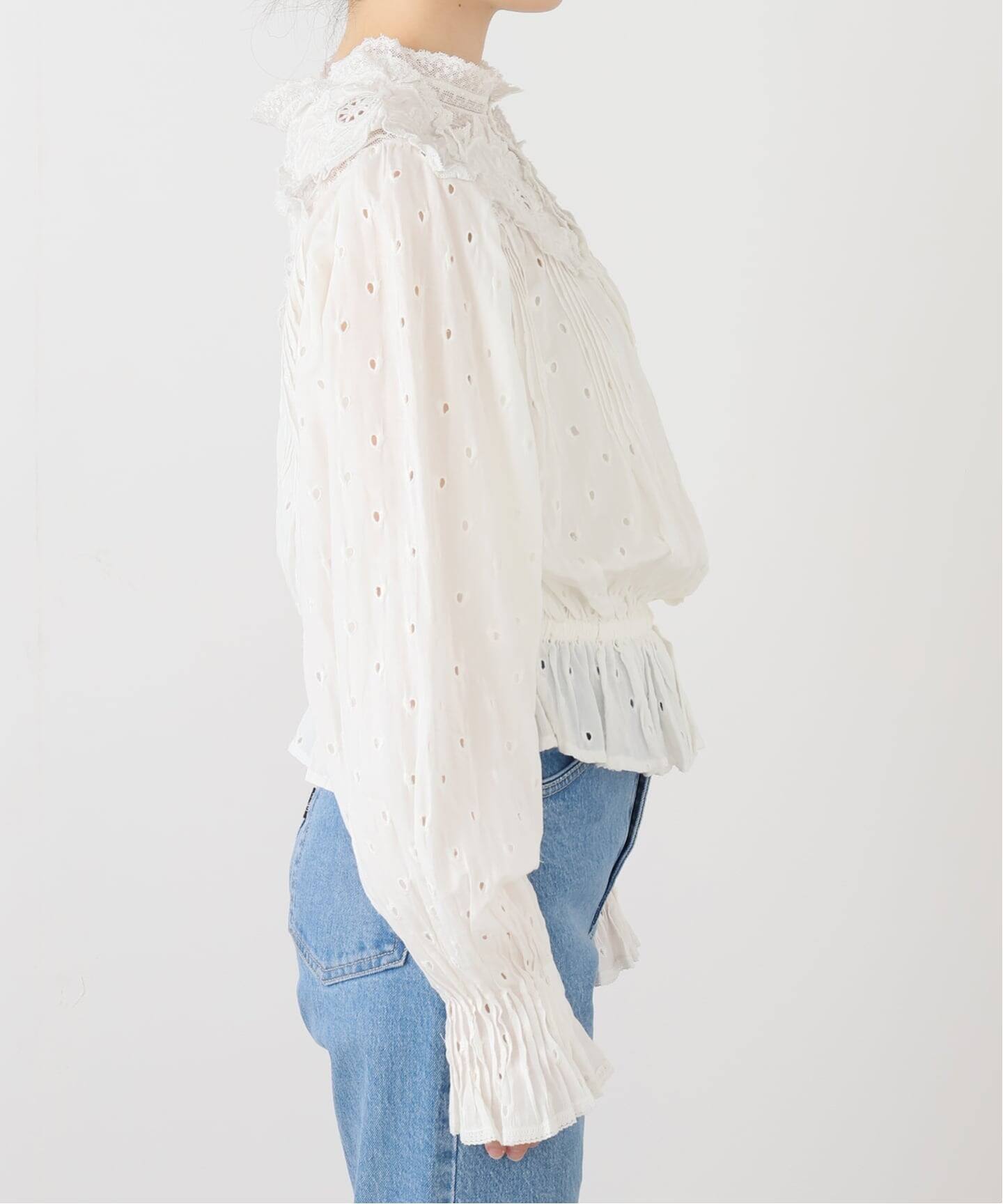 venit/ヴェニット レースブラウス VEG-5533-B（シャツ／ブラウス