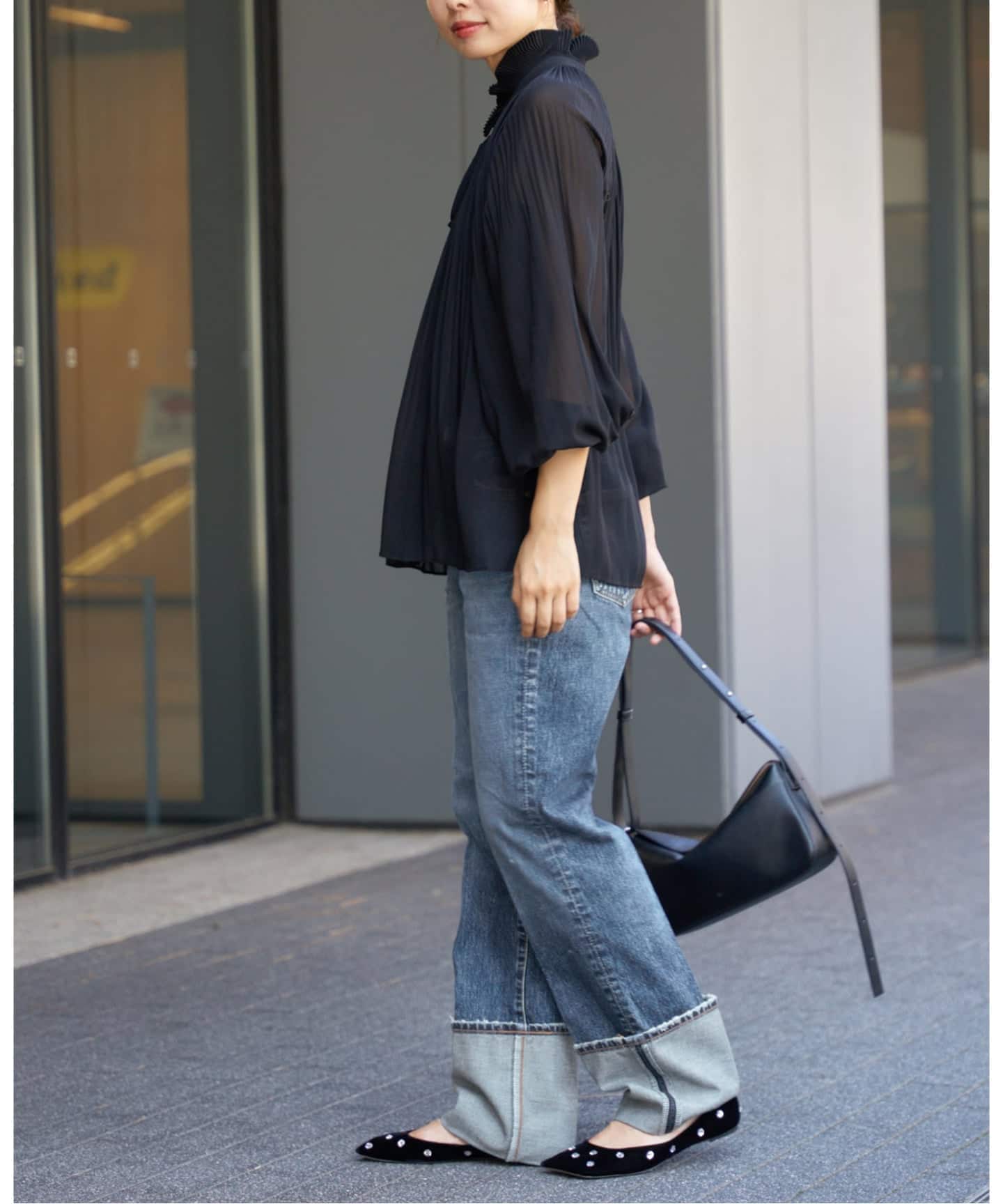 L'UNE/リュンヌ CHIFFON BL ブラウス（シャツ／ブラウス）｜IENA