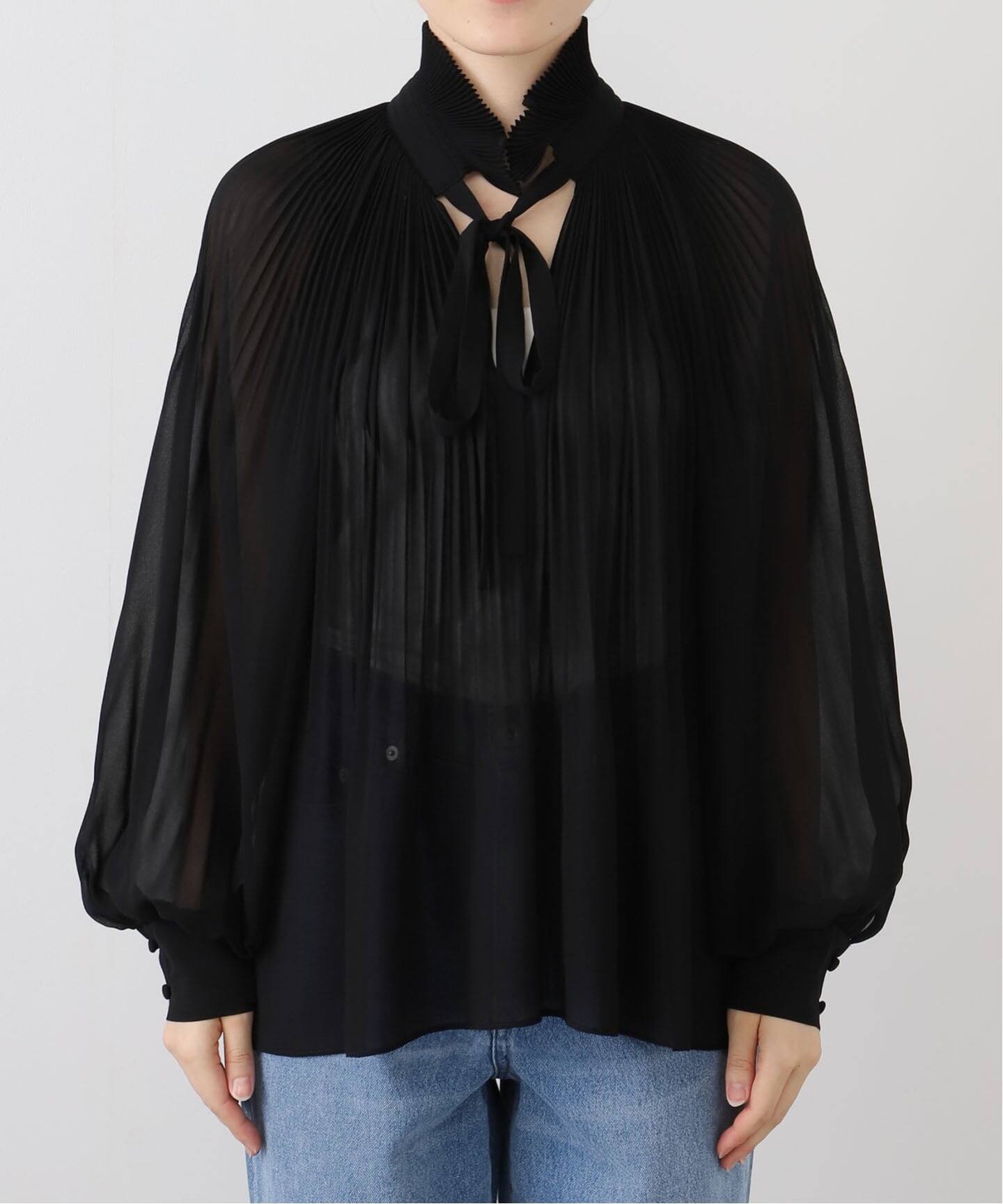 L'UNE/リュンヌ CHIFFON BL ブラウス（シャツ／ブラウス）｜IENA