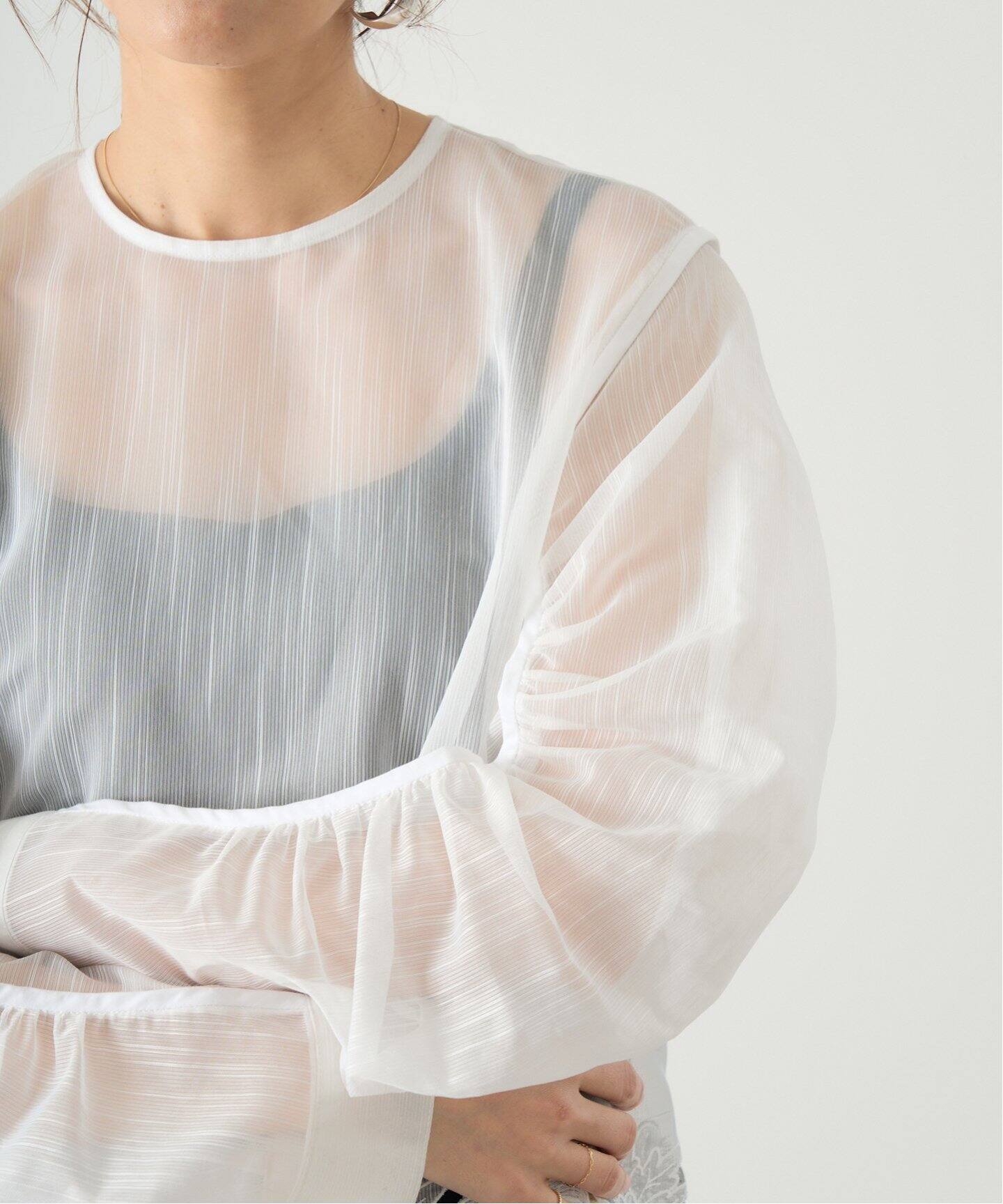 MOUJIC/ムジィーク 別注 FLOWER LACE BLOUSE（シャツ／ブラウス 