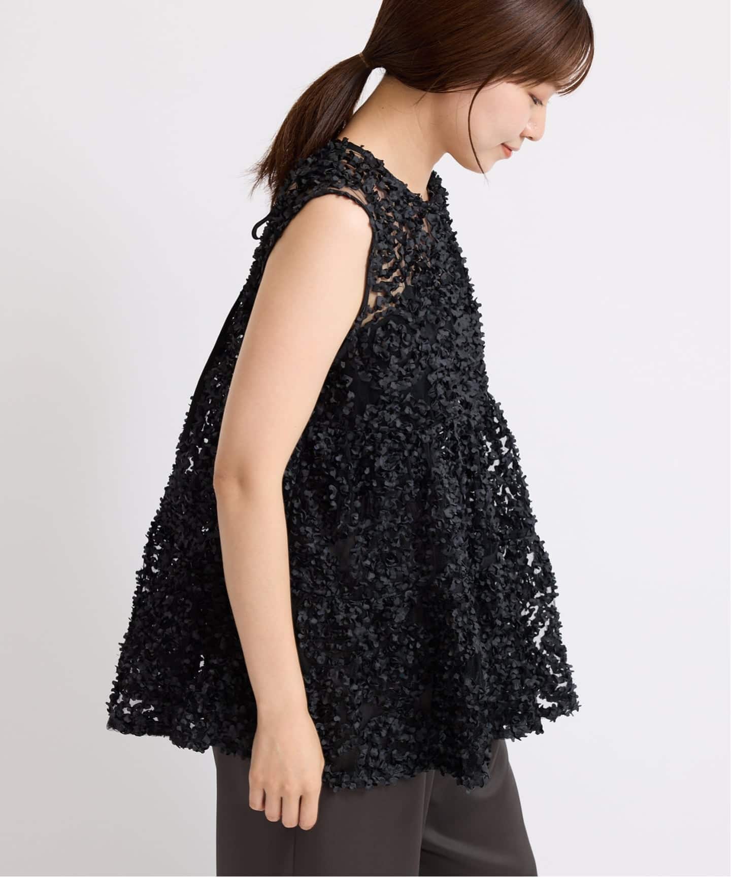 美品*イエナIENA購入トラッゾドンナTORRAZZO DONNA 上質ウールブレンド 綺麗色ふわふわクルーネックニット*ピンク TORRAZZO DONNA⁄トラッゾドンナ dotblouse ブラウス DOTBLOUSE（シャツ