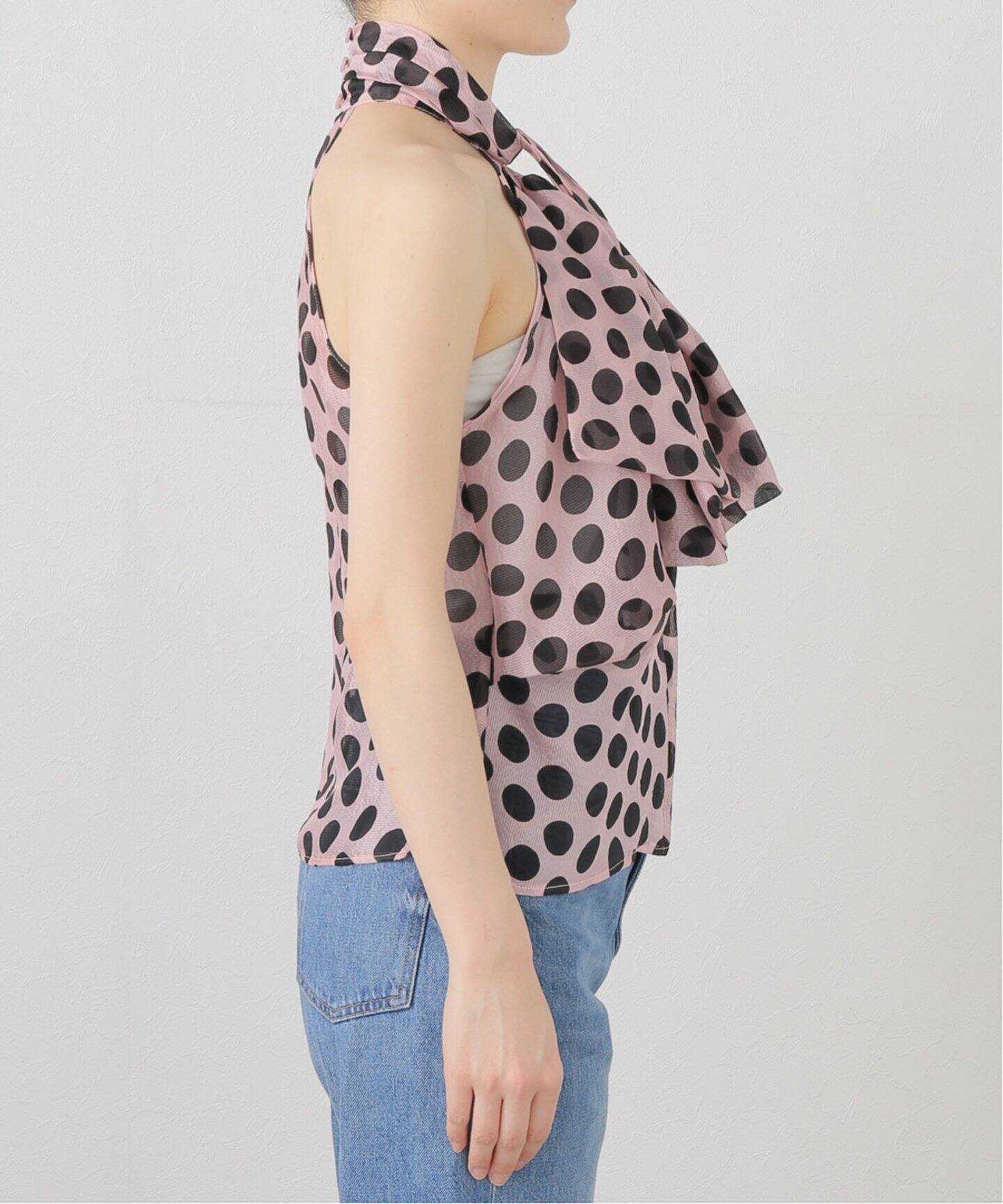 ブラウス シャツ NINA RICCI/ニナ リッチ SILK SEERSUCKER DOTS TOP ブラウス 25PCTO023SE1404 レデ NINA RICCI/ニナ リッチ SILK SEERSUCKER DOTS TOP ブラウス