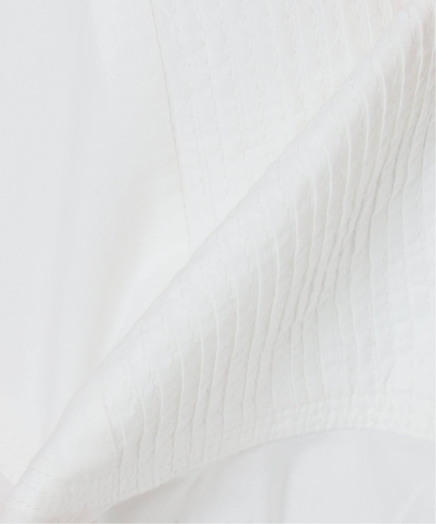 AAYUSHI/アユーシ 別注 フロントピンタックペプラムブラウス（シャツ