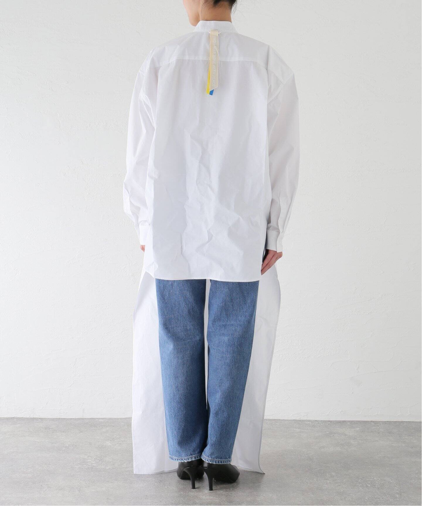 LITKOVSKA/リトコフスカ WAIST TWISTED COTTON BLOUSE ブラウス 