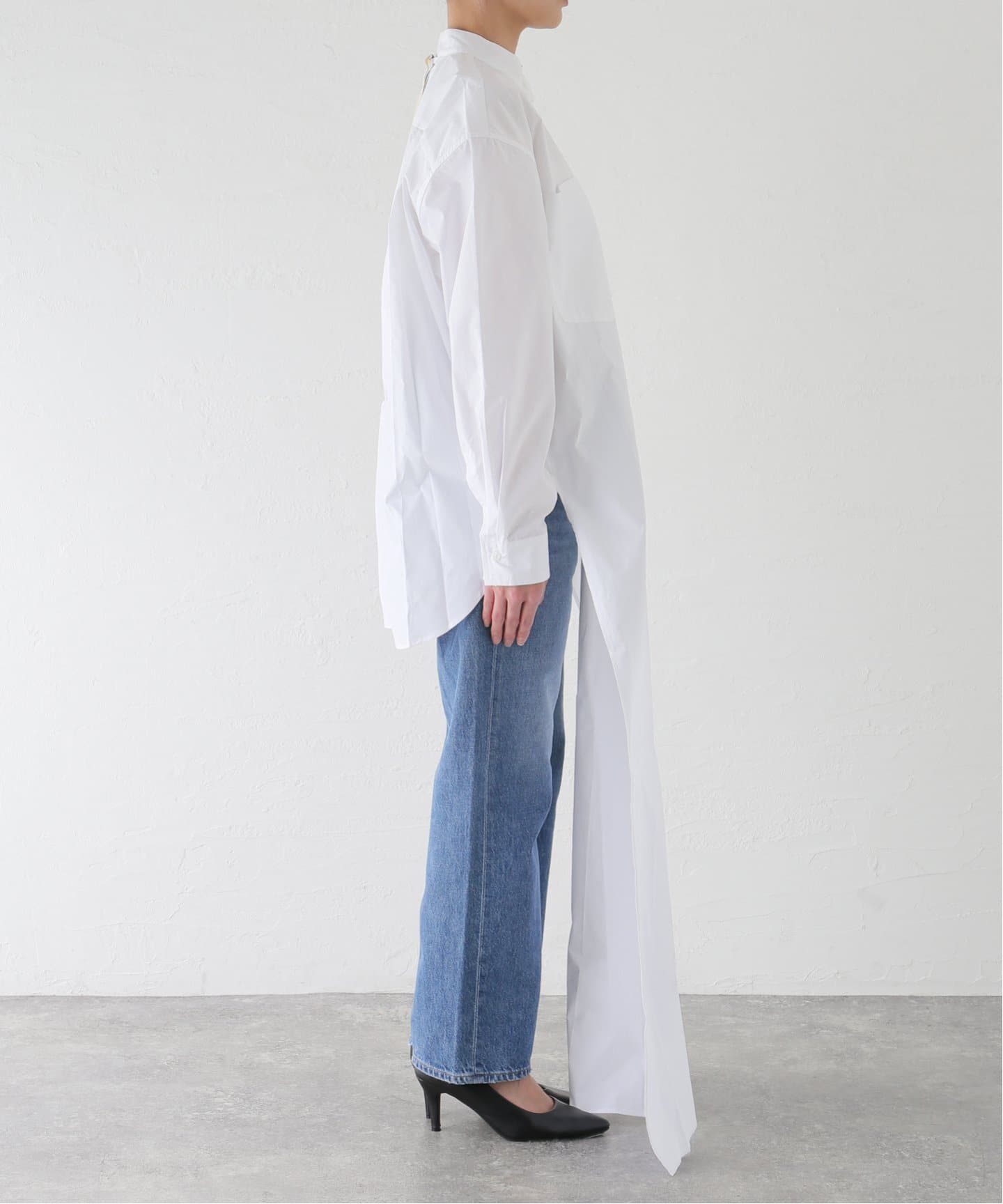 LITKOVSKA/リトコフスカ WAIST TWISTED COTTON BLOUSE ブラウス