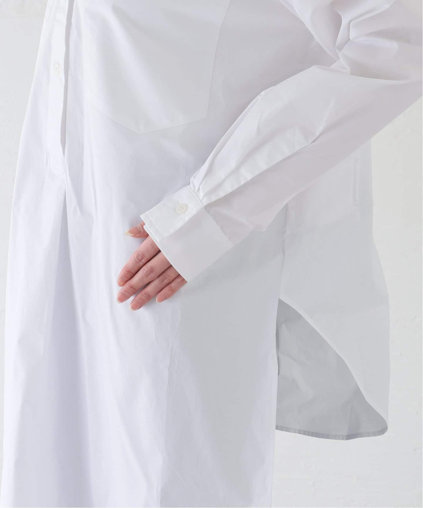 LITKOVSKA/リトコフスカ WAIST TWISTED COTTON BLOUSE ブラウス