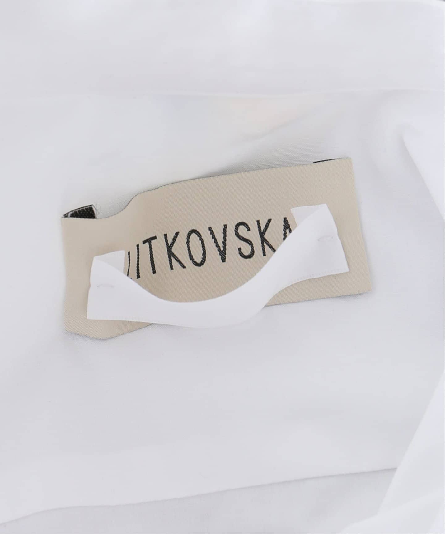 LITKOVSKA/リトコフスカ WAIST TWISTED COTTON BLOUSE ブラウス