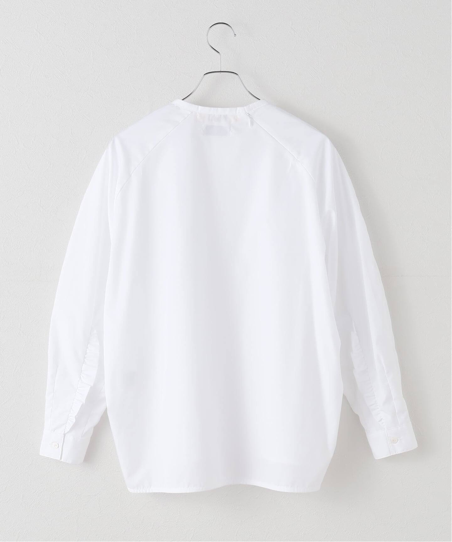 Maison IENA 別注 Nell/ネル 袖フリルブラウス 252-30300（シャツ