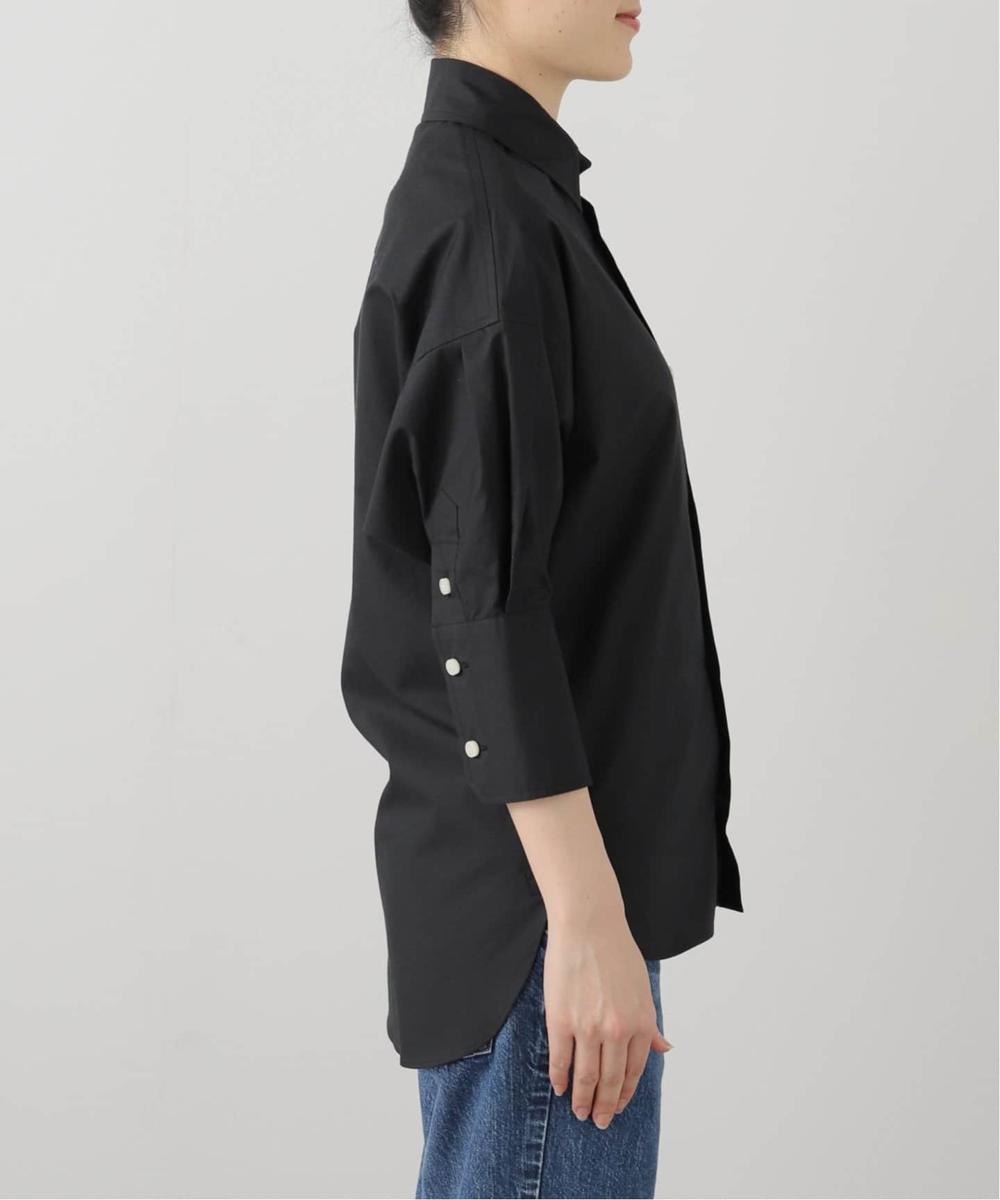 極美品】マディソンブルー×IENA /HAMPTONシャツ ネイビー(01