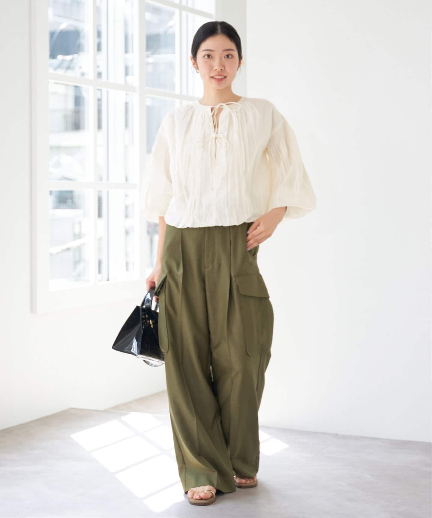 ☆美品☆IENA マリリンムーン　MARILYN MOON IENA ブラウス IENA ブラウス シャツ MARILYN MOON/マリリンムーン ボリューム