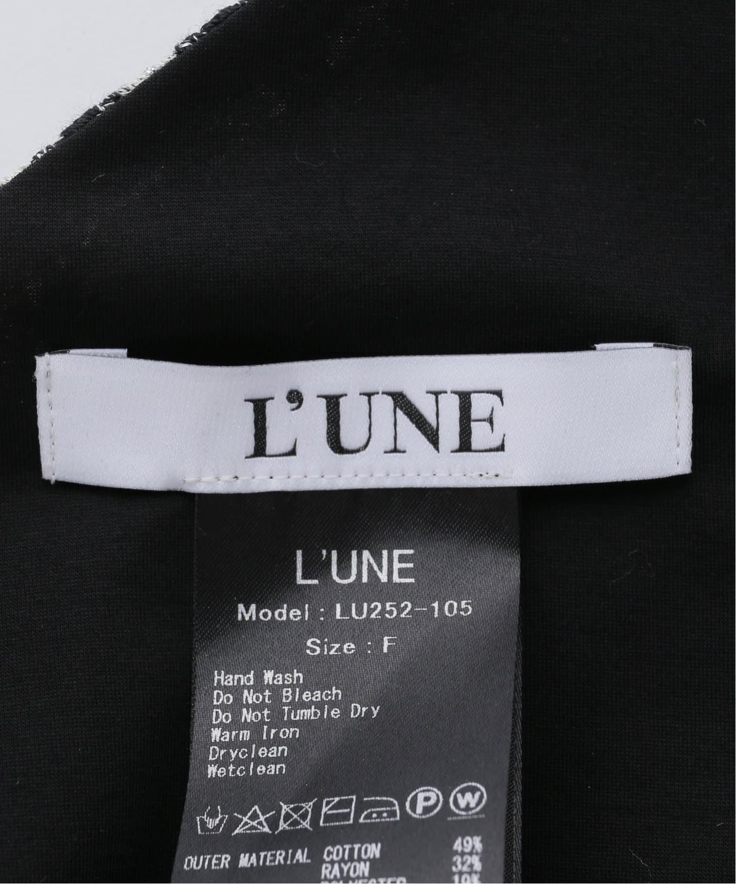 L'UNE/リュンヌ ホルタートップス LU252-105 レディース L'UNE/リュンヌ ホルタートップス LU252-105（その他トップス