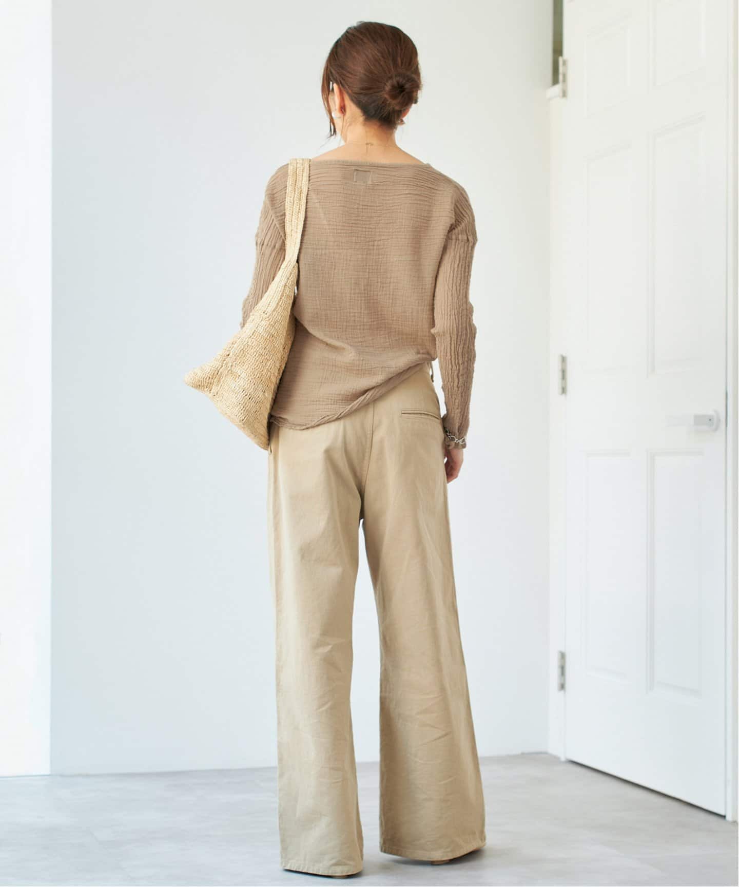 IENA - 新品 IENA ATELIERS FRANCAIS ブラウス 追加予約》LES ATELIERS FRANCAIS DE CONFECTION ロングスリーブ