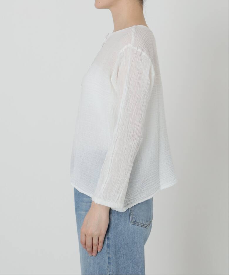 追加》LES ATELIERS FRANCAIS DE CONFECTION ヘンリーネックトップス 
