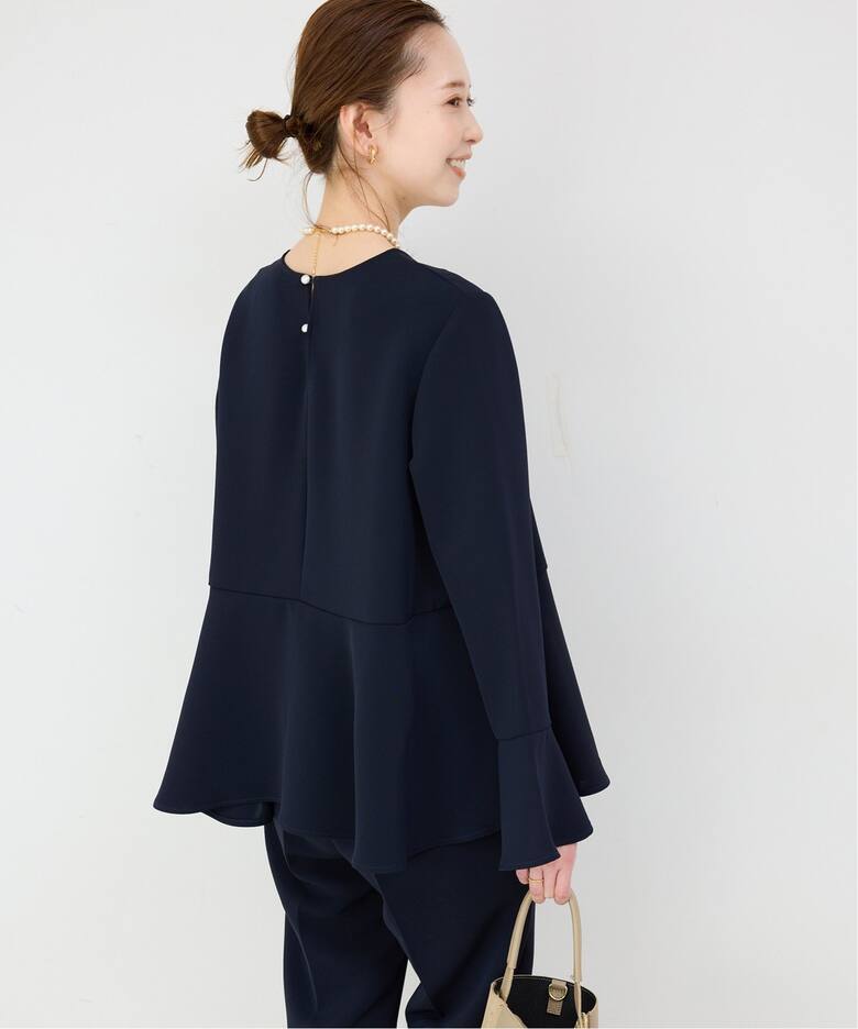 美品】SLOBE IENA ペプラムティアードブラウス 美品☆SLOBE IENA 