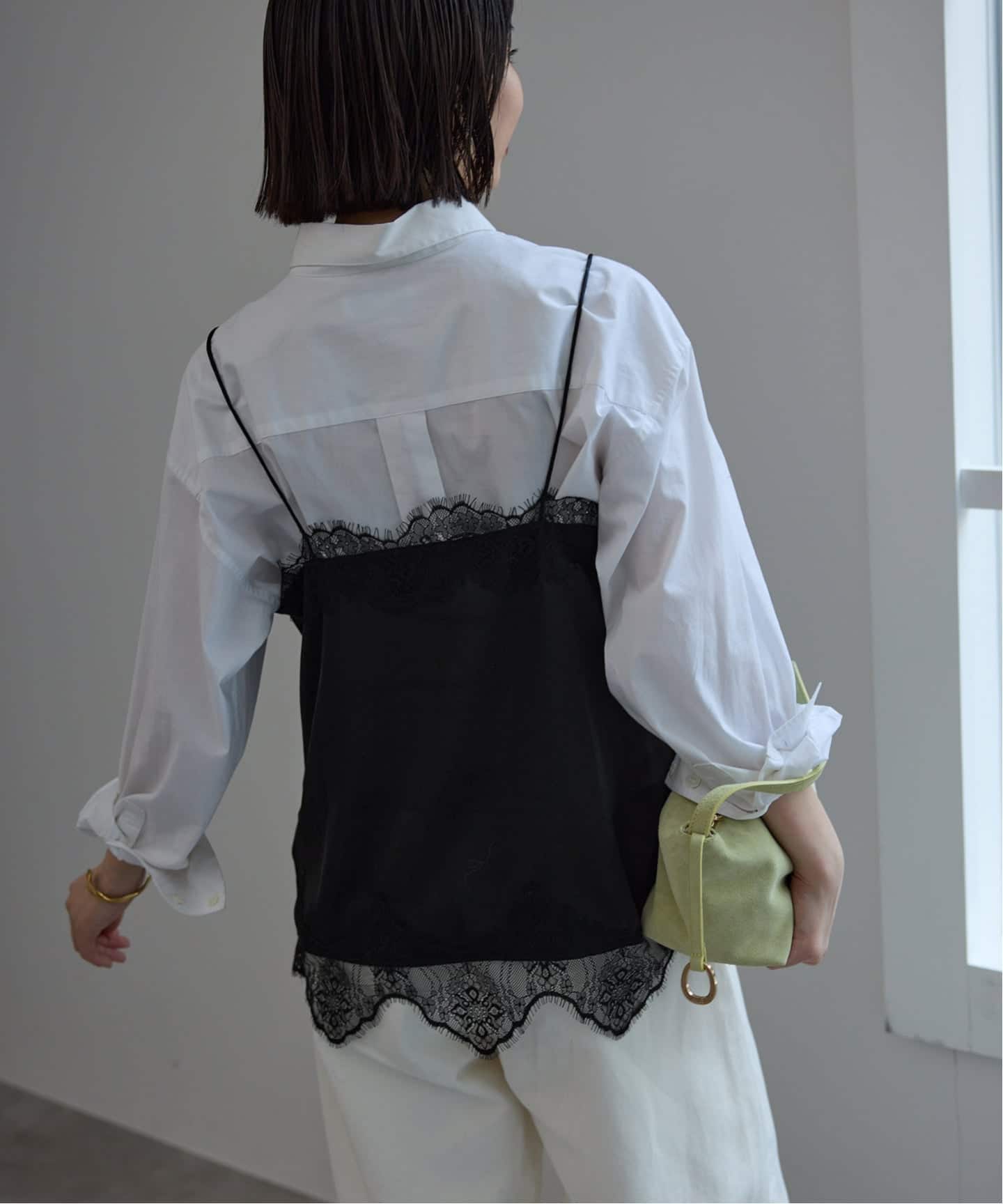 追加予約》サテンレースキャミソール（キャミソール）｜SLOBE IENA