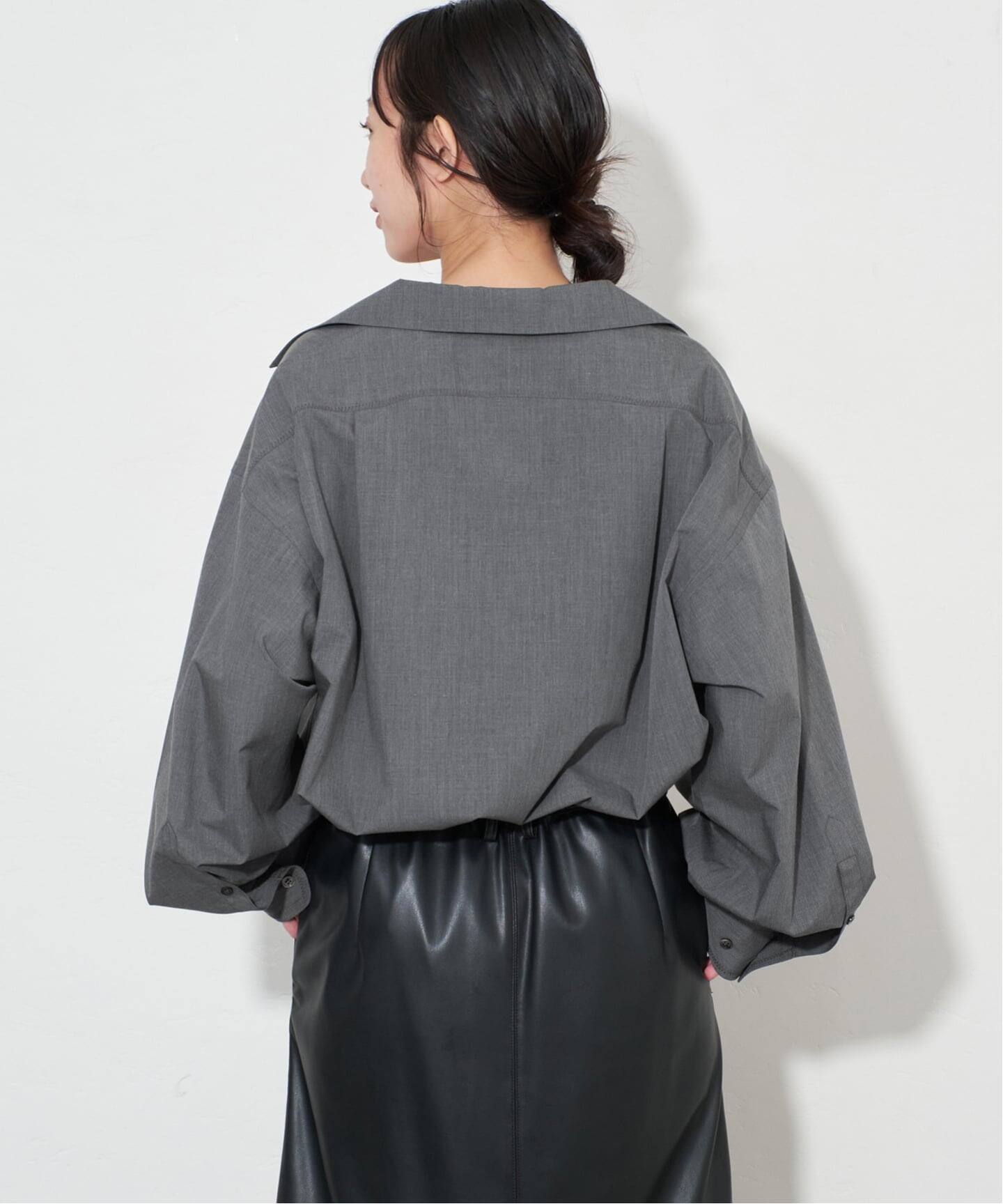 【美品】 IENA レース　レースアップブラウス 予約》レースアップシャツブラウス（シャツ／ブラウス）｜SLOBE