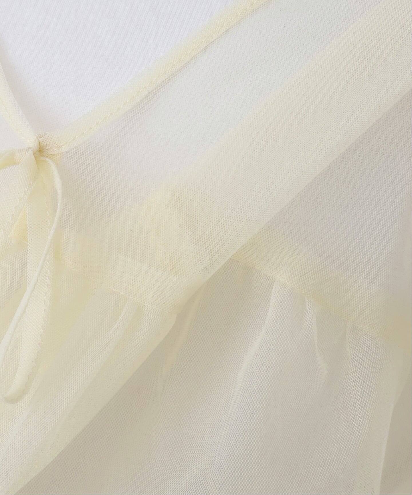 チュールティアードキャミブラウス シュシュSET（シャツ／ブラウス