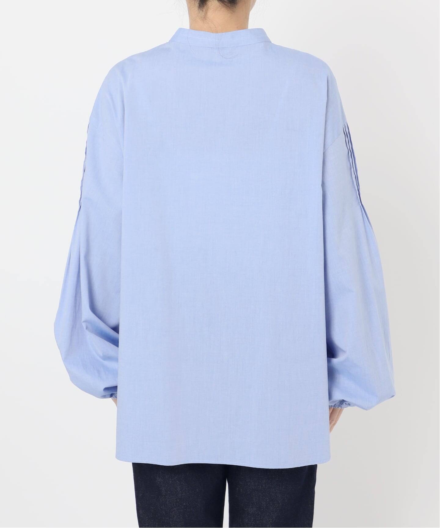 タグ付き新品　SLOBE IENA バルーンスリーブブラウス ブルー 追加》バルーンスリーブブラウス（シャツ／ブラウス）｜SLOBE
