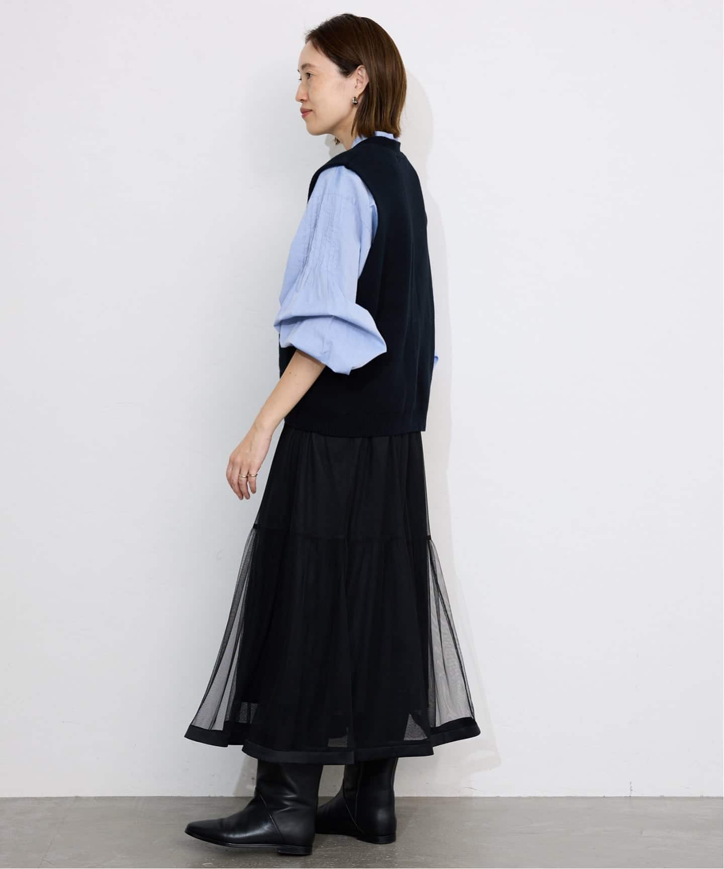 ピンタックバルーンスリーブブラウス（シャツ／ブラウス）｜SLOBE IENA