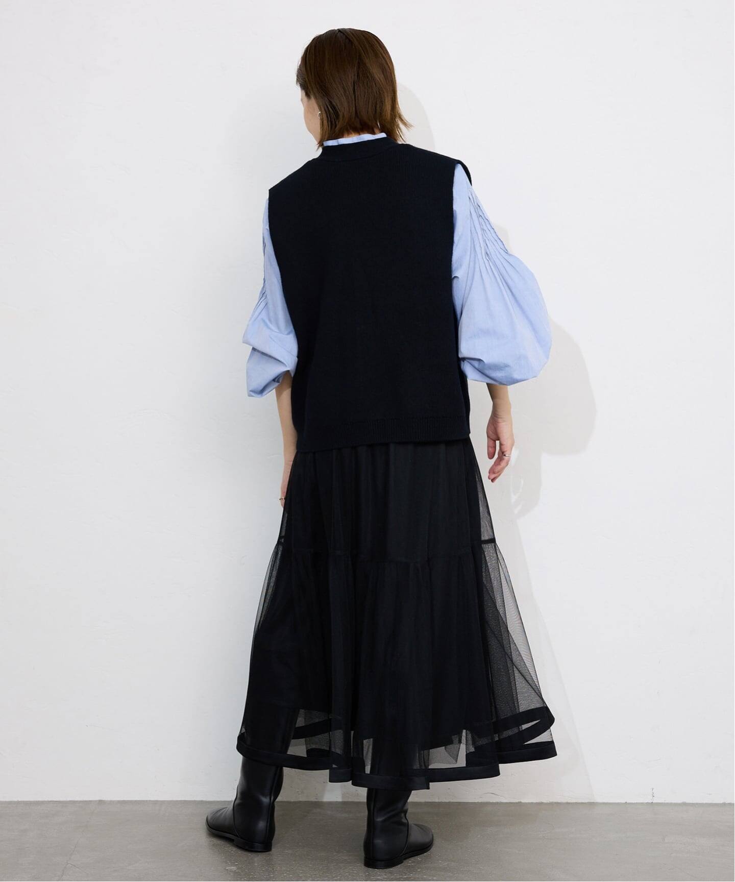 WEB限定/追加予約》ピンタックバルーンスリーブブラウス（シャツ