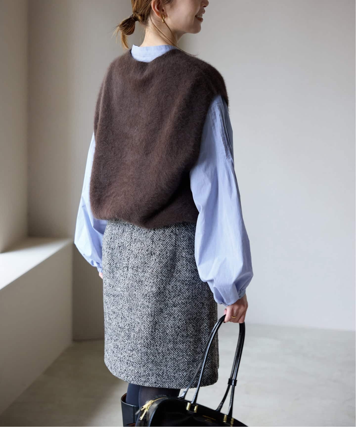 WEB限定/追加予約》ピンタックバルーンスリーブブラウス（シャツ