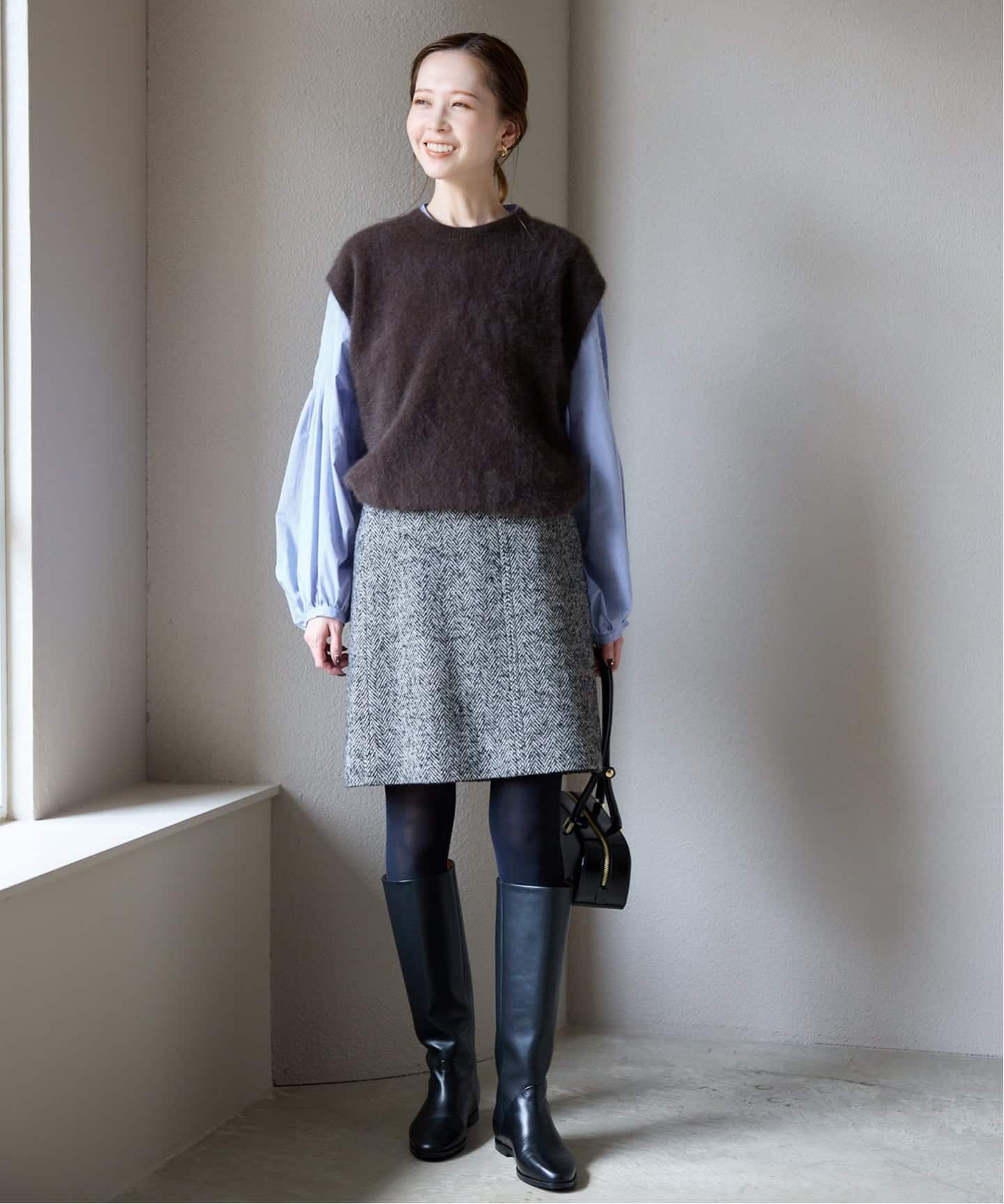 WEB限定/追加》ピンタックバルーンスリーブブラウス（シャツ／ブラウス