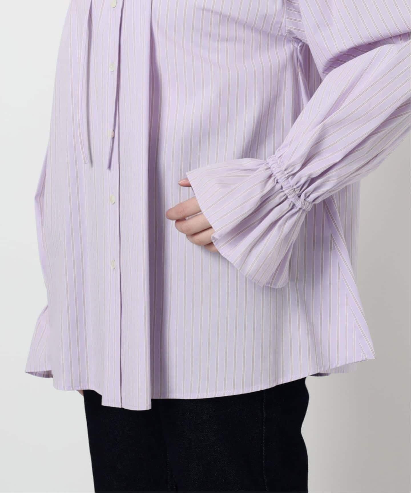 WEB限定/追加2》タイプライターフリルカラーブラウス（シャツ