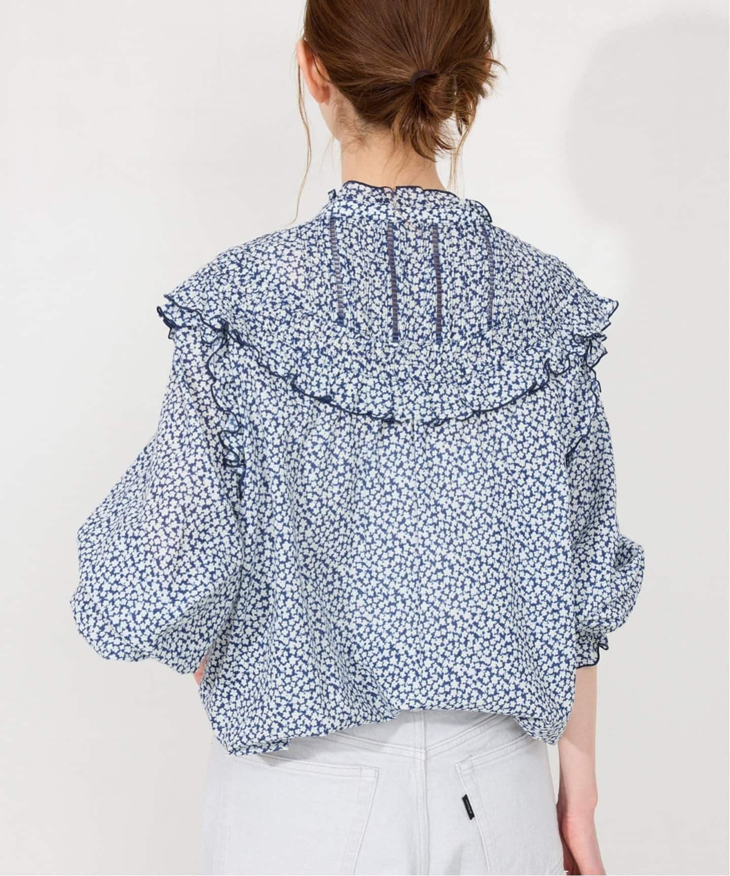 WEB限定/追加2》フリルピンタックブラウス（シャツ／ブラウス