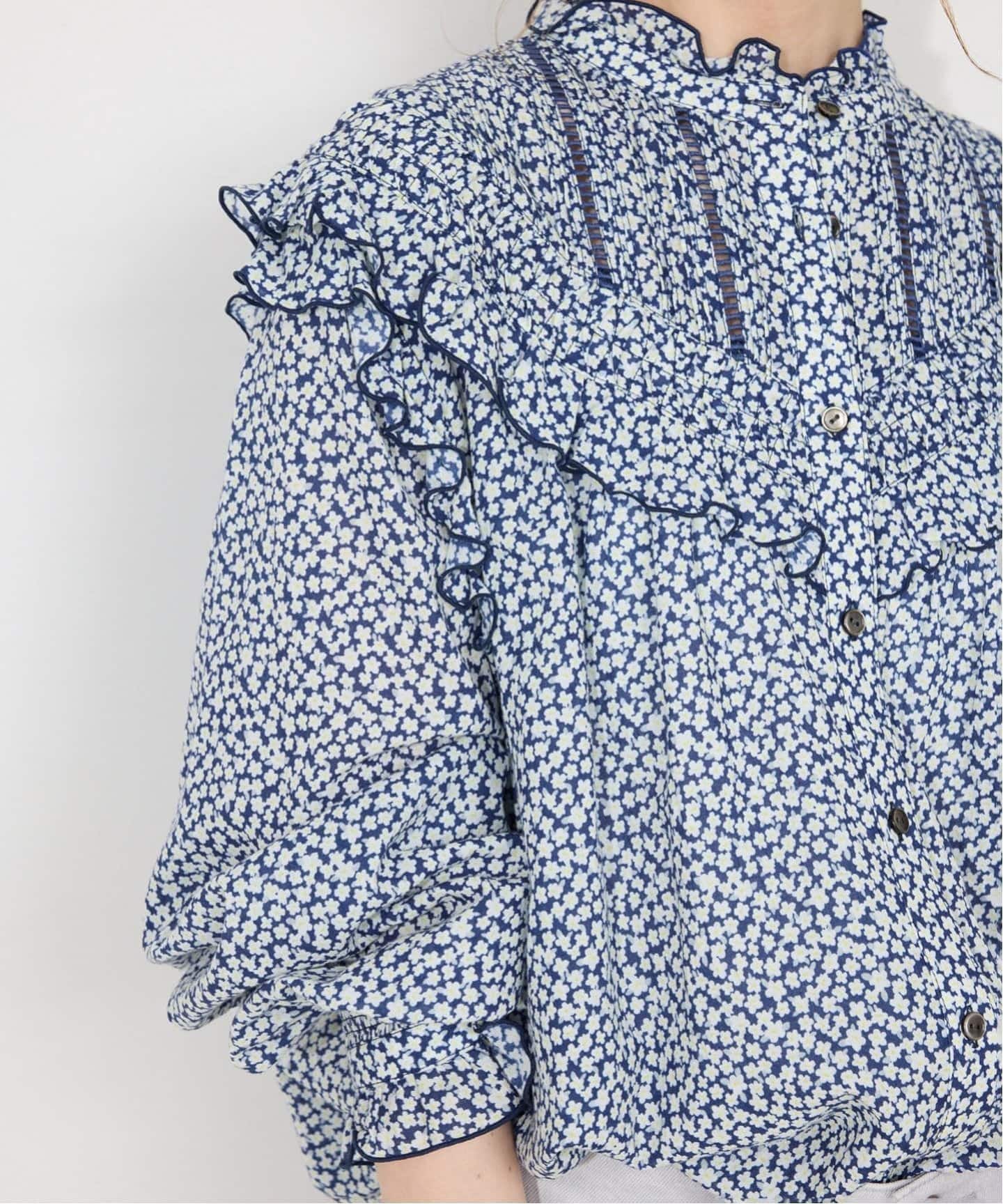 SLOBE IENAフリルピンタックブラウス SLOBE IENA｜《WEB限定》フリルピンタックブラウス | Rakuten